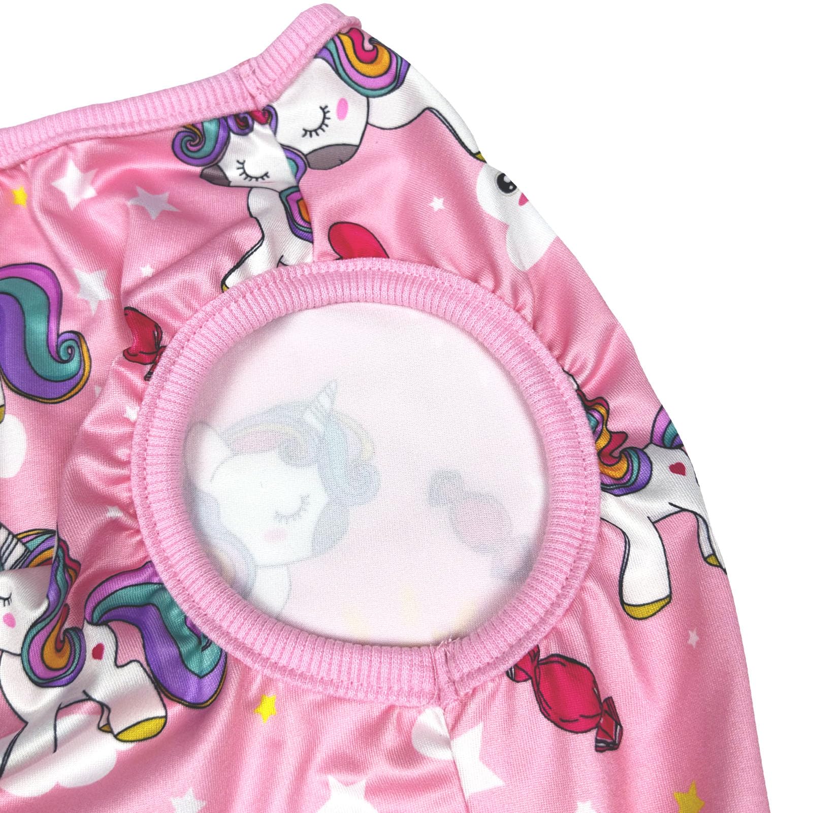 D.E.E Unicorn Galaxy Pattern Dog Shirts For Big Dogs - Stretchy Tank Top (Vunicpink, 3X-Large)