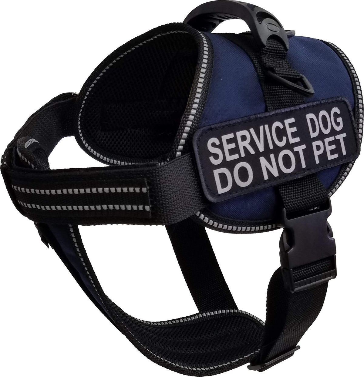 Activedogs Padded Air-Tech Service Dog Harness Vest - 13 Color Variety (Xl - Girth 29''-40'', Navy Blue)