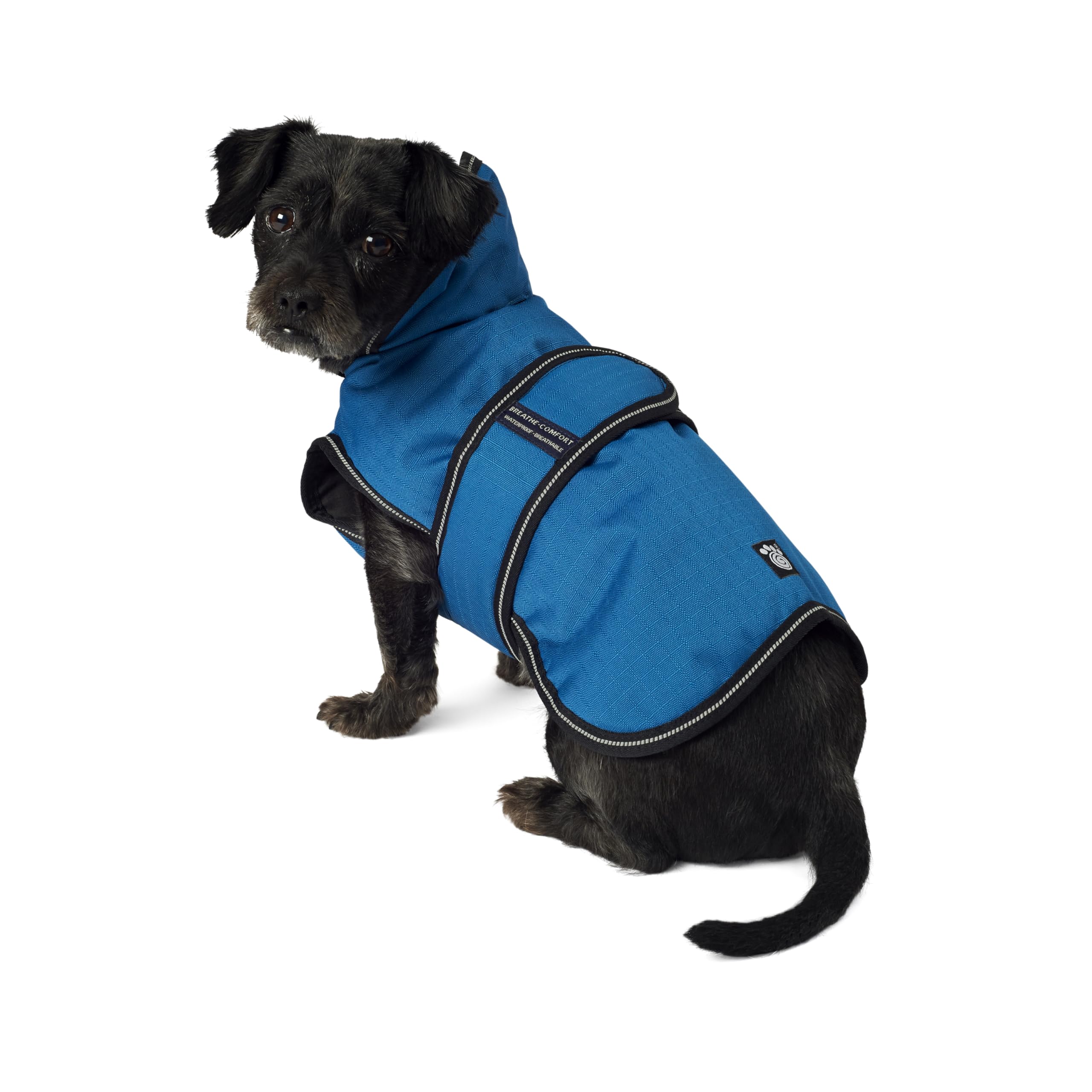 Petrageous 7303Ts Juneau Waterproof Winter Coat With Full Chest Coverage And Dog Leash Opening - 11-Inch Long Heavyweight Jacket