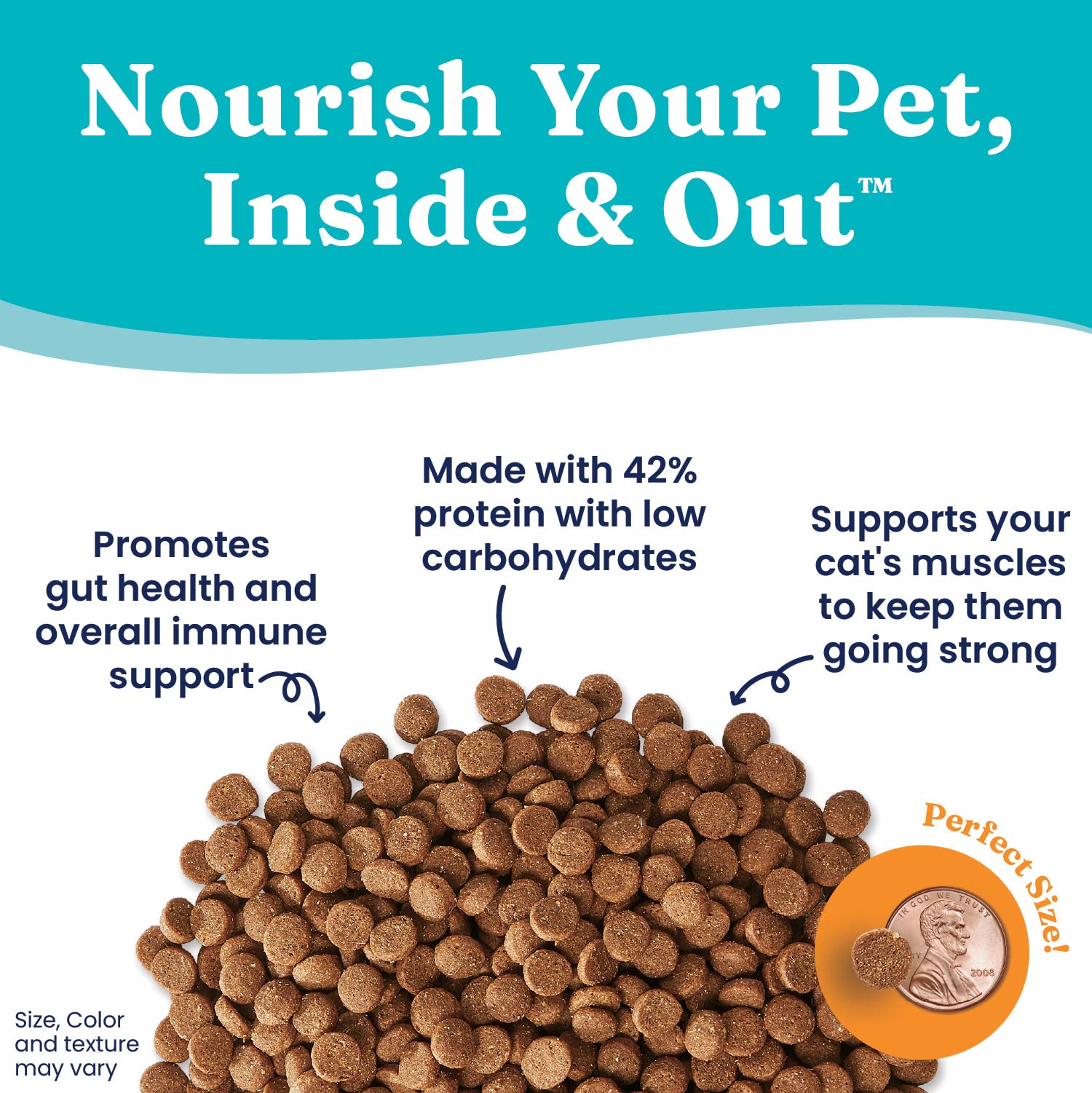 Solid Gold High Protein Dry Cat Food - Indigo Moon Cat Dry Food with Digestive Probiotics for Cats - Grain & Gluten Free with Hi