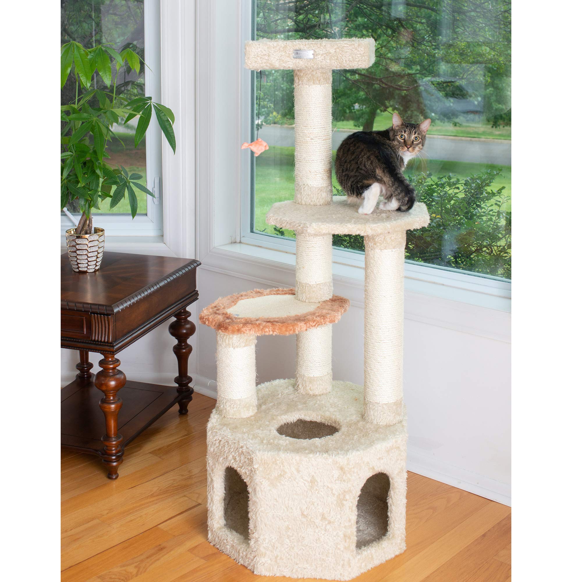 Armarkat Premium Cat Tree Model X5703, Khaki