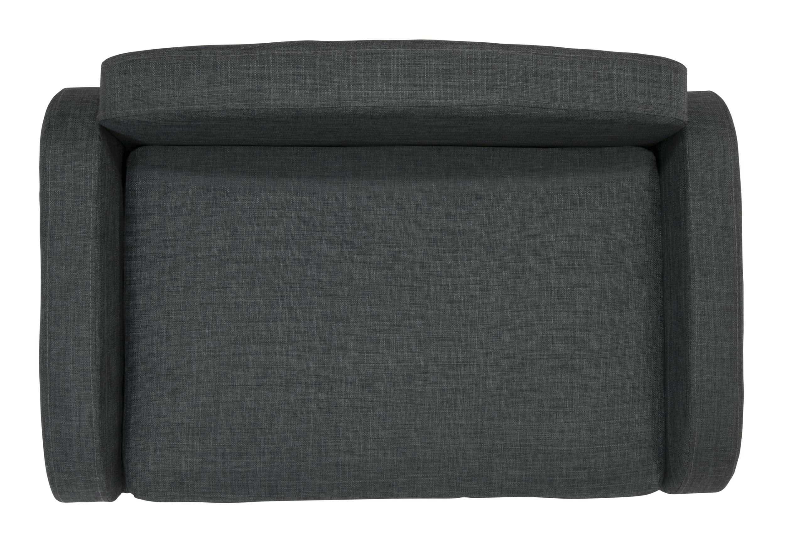 Paws & Purrs Modern Pet Sofa 31.5'' Wide Low Back Lounging Bed With Removable Mattress Cover In Espresso/Gray