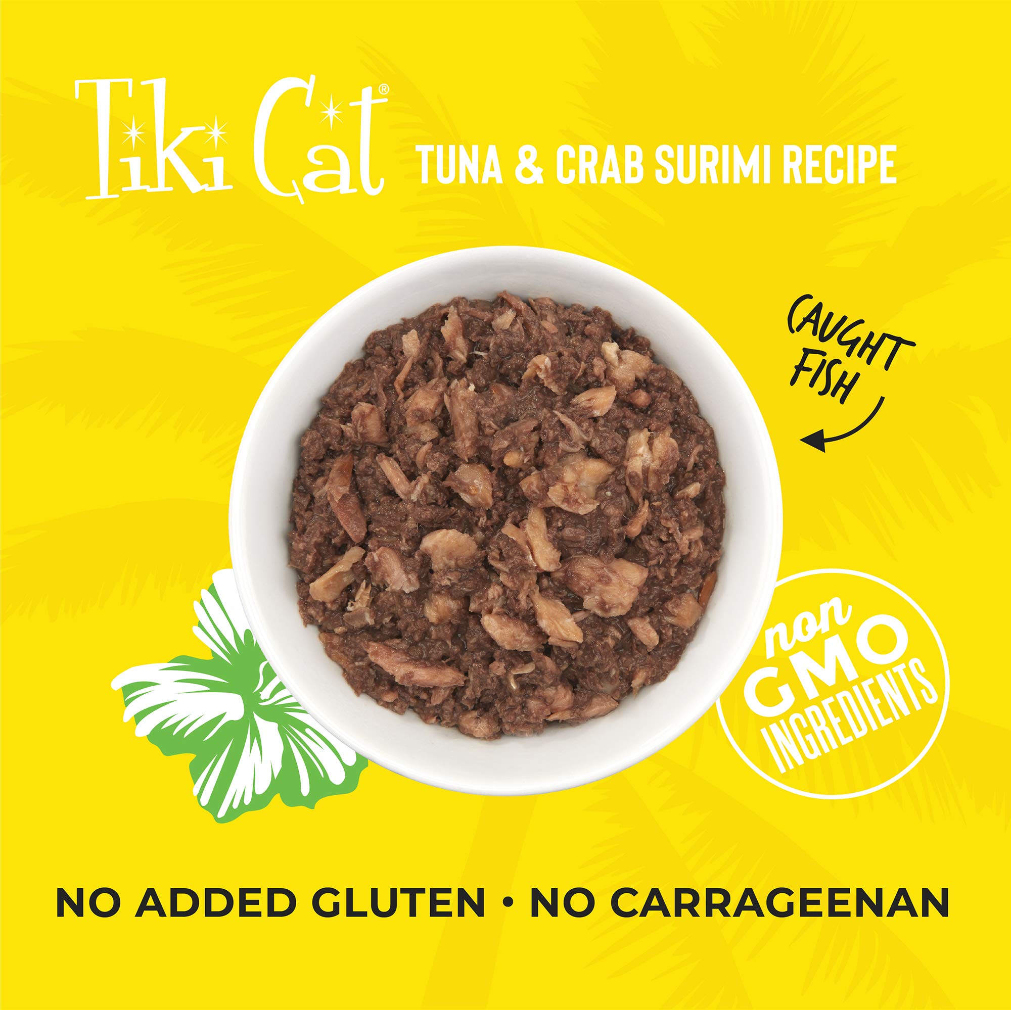 Tiki Cat Grill Wet Cat Food, Tuna & Crab Surimi, 6 oz. Cans (8 Count)