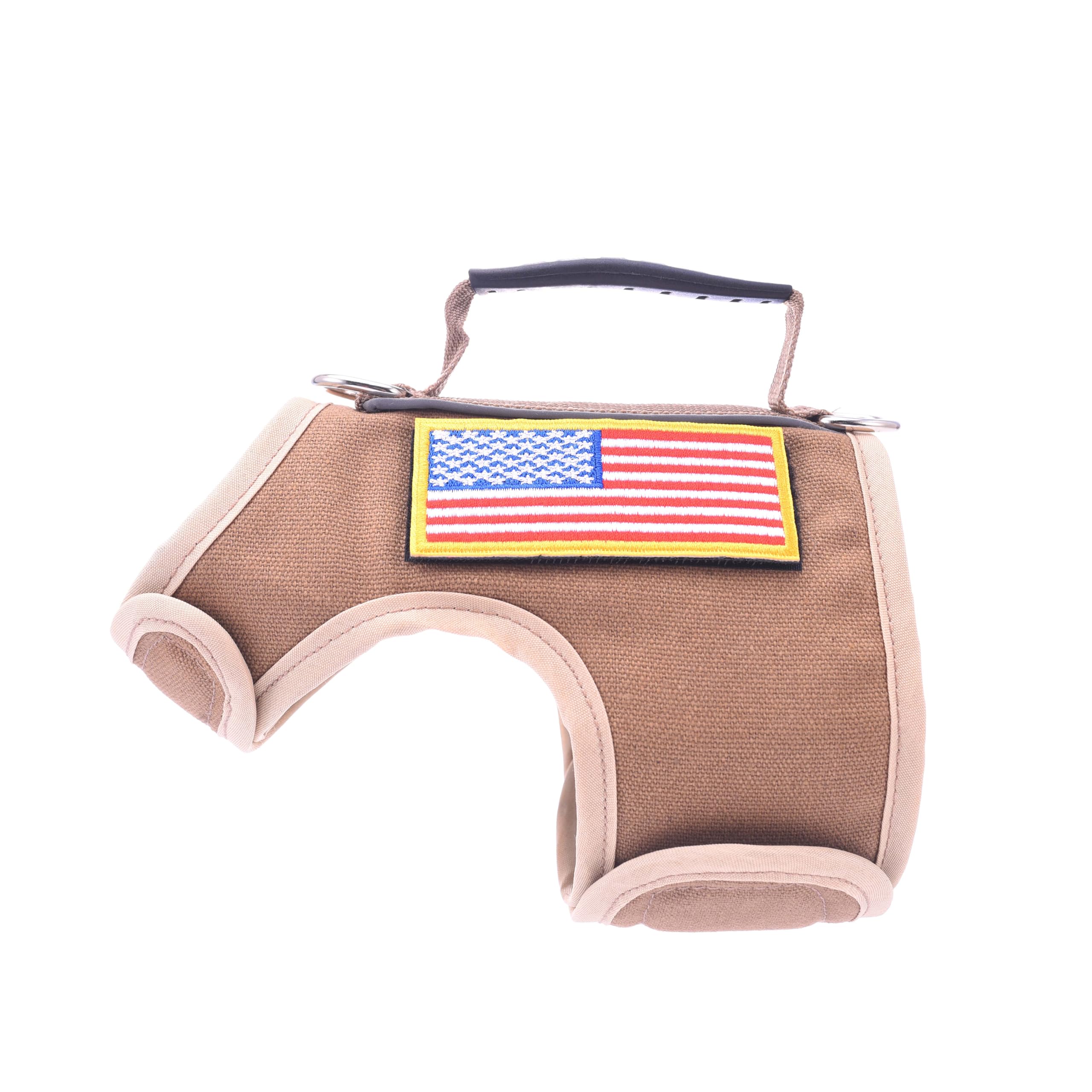 Tactical Kitty Harness And Leash For Walking Escape Proof, Adjustable Kitty Walking Jackets, Padded Stylish Kitty Vest, Khaki, X