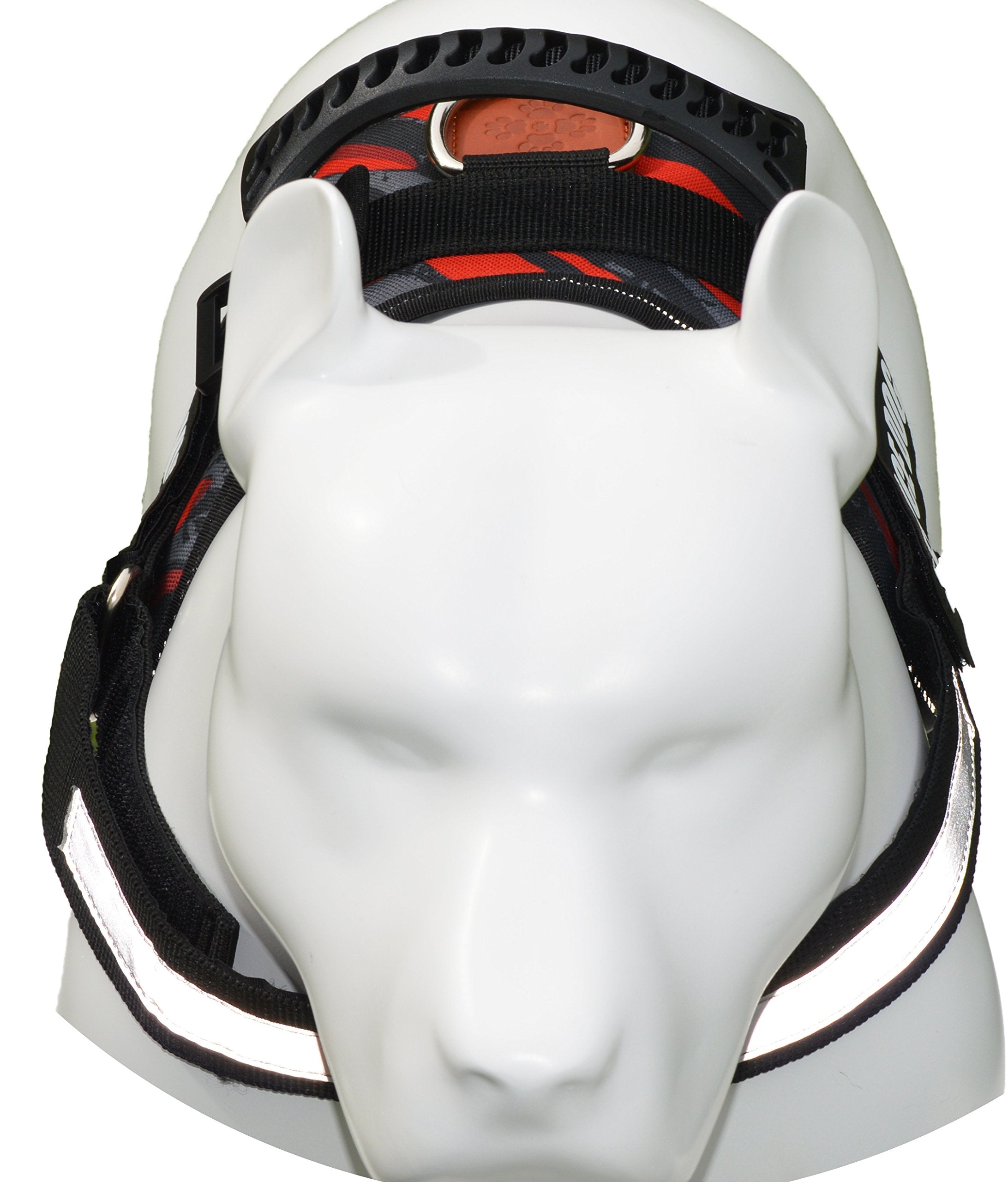 Albcorp Service Dog Vest Harness - Reflective - Woven Nylon, Adjustable Service Animal Jacket, With 2 Hook And Loop Removable Patches, Small, Red Camo