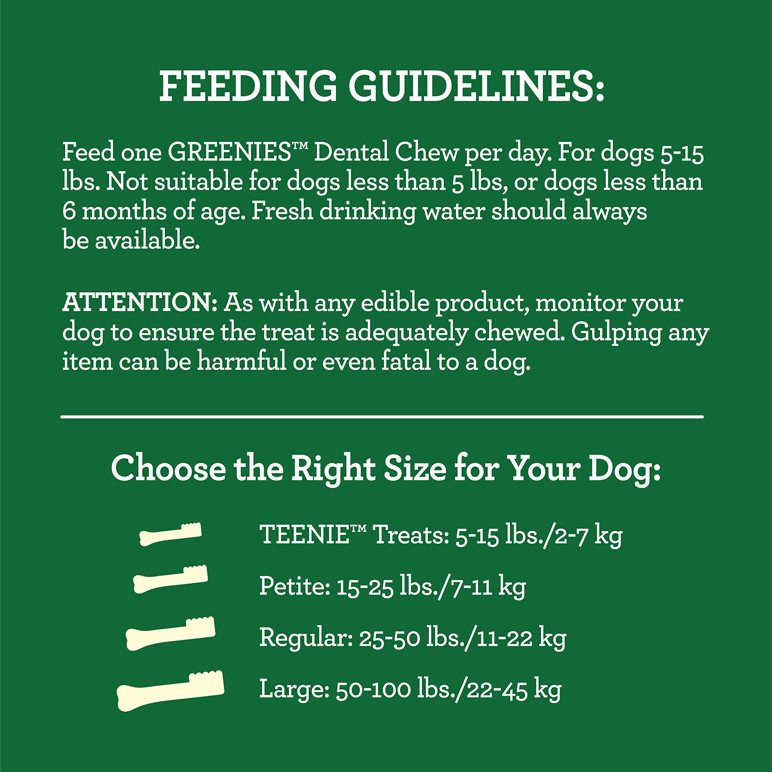 Greenies Aging Care Regular Natural Dental CareDog Treats, 27 oz. Pack (27 Treats)