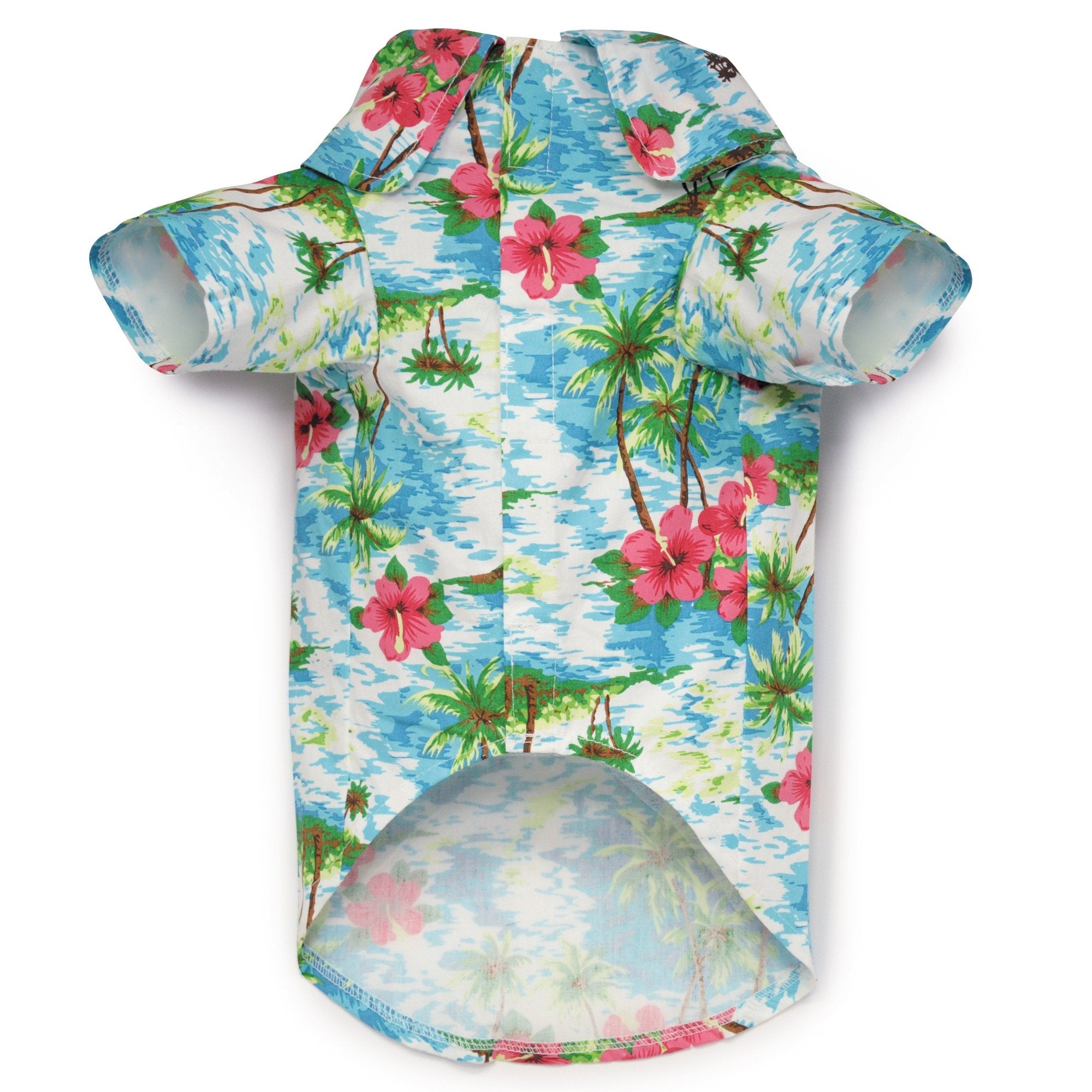 Casual Canine Hawaiian Breeze Camp Shirt for Dogs, 24 XL Blue