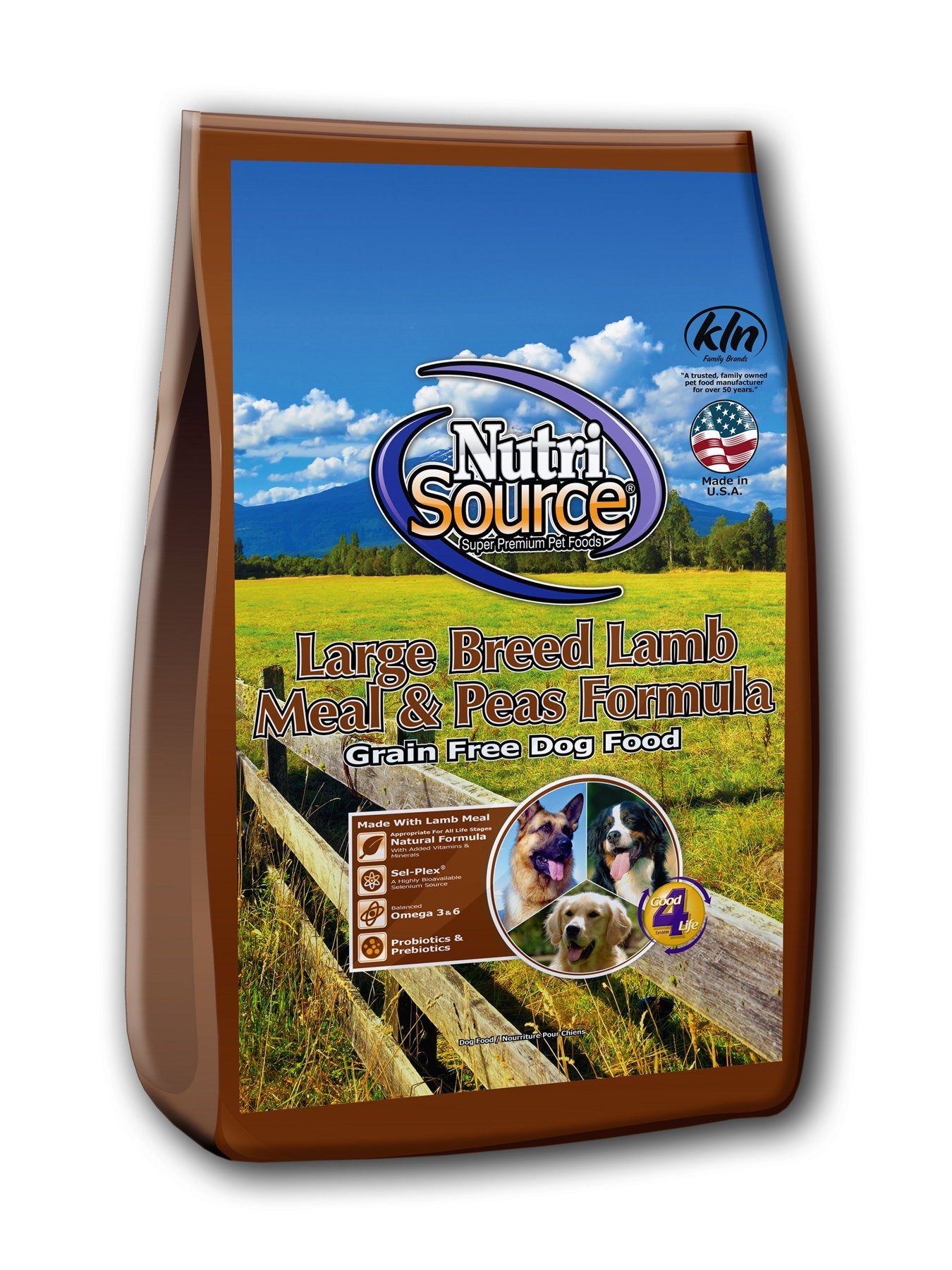 TuffyS Pet Food Nutrisource Grain-Free Large Breed Lamb Formula Dry Dog Food, 30-Pound