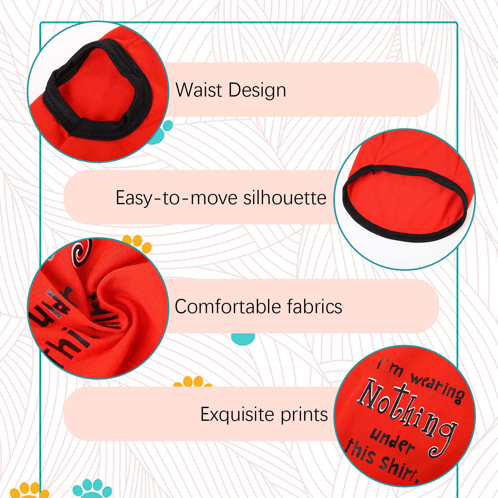 12 Pieces Dog Shirts Pet Printed Clothes With Funny Letters Summer Pet T Shirts Cool Puppy Shirts Breathable Dog Outfit Soft Dog Sweatshirt For Pet Dogs Cats Accessories, 12 Styles (X-Large)