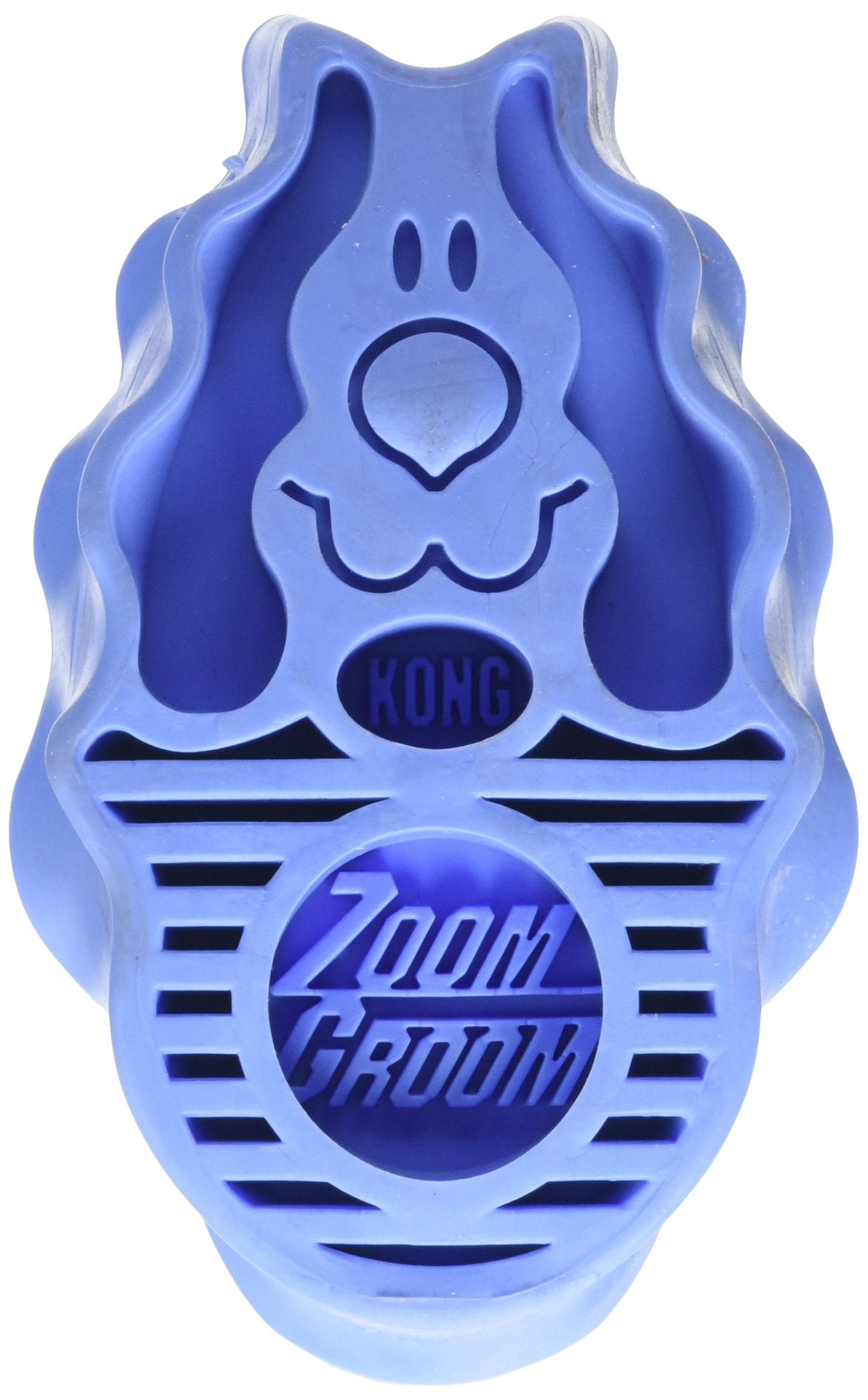 Kong Zoom Groom Dog Grooming Brush, Boysenberry