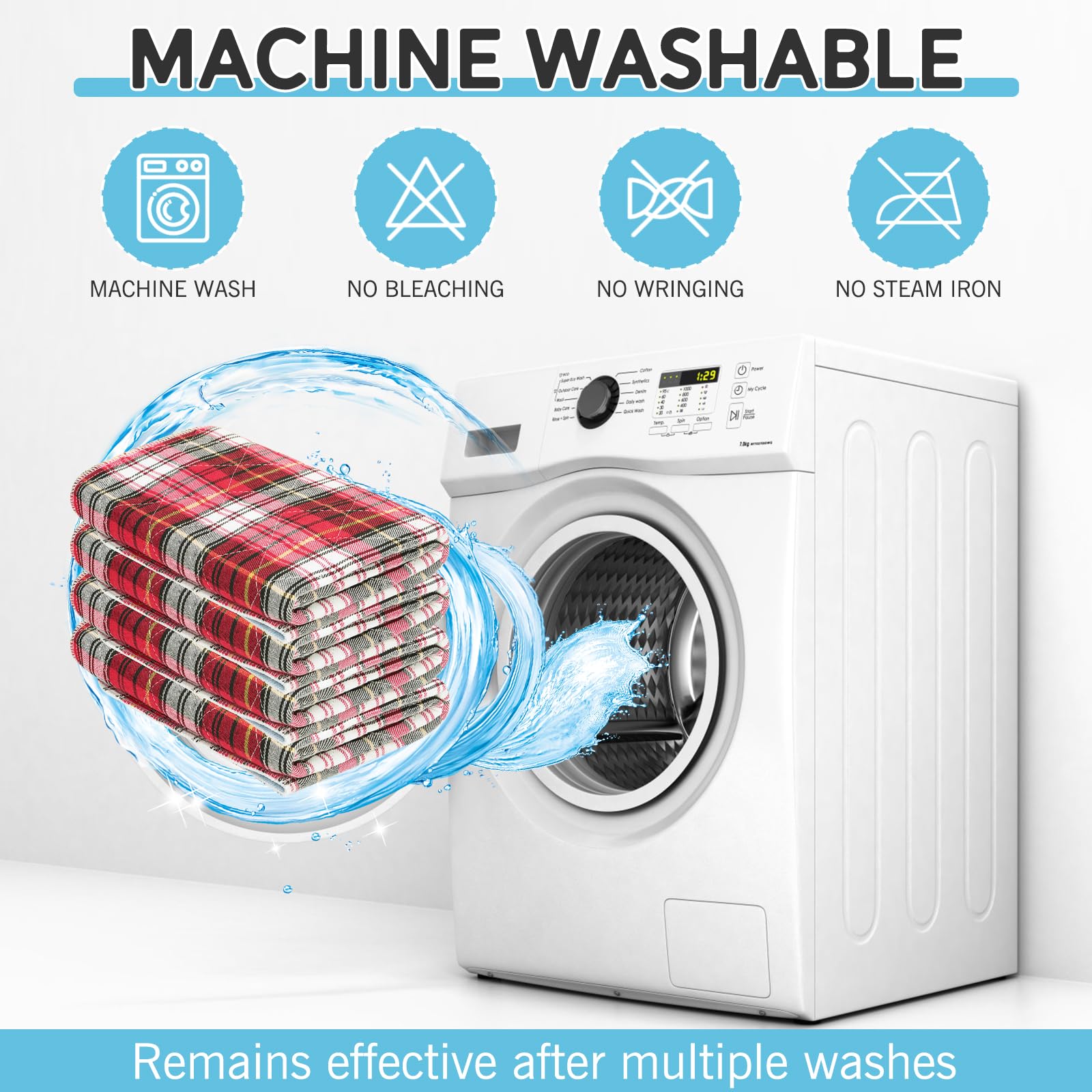 Esgpet Washable Pee Pads For Dogs - 18   X24    8Pcs, Whelping Pad For Puppy Training, Playpen Crate Bed Floor Protector, Reusab