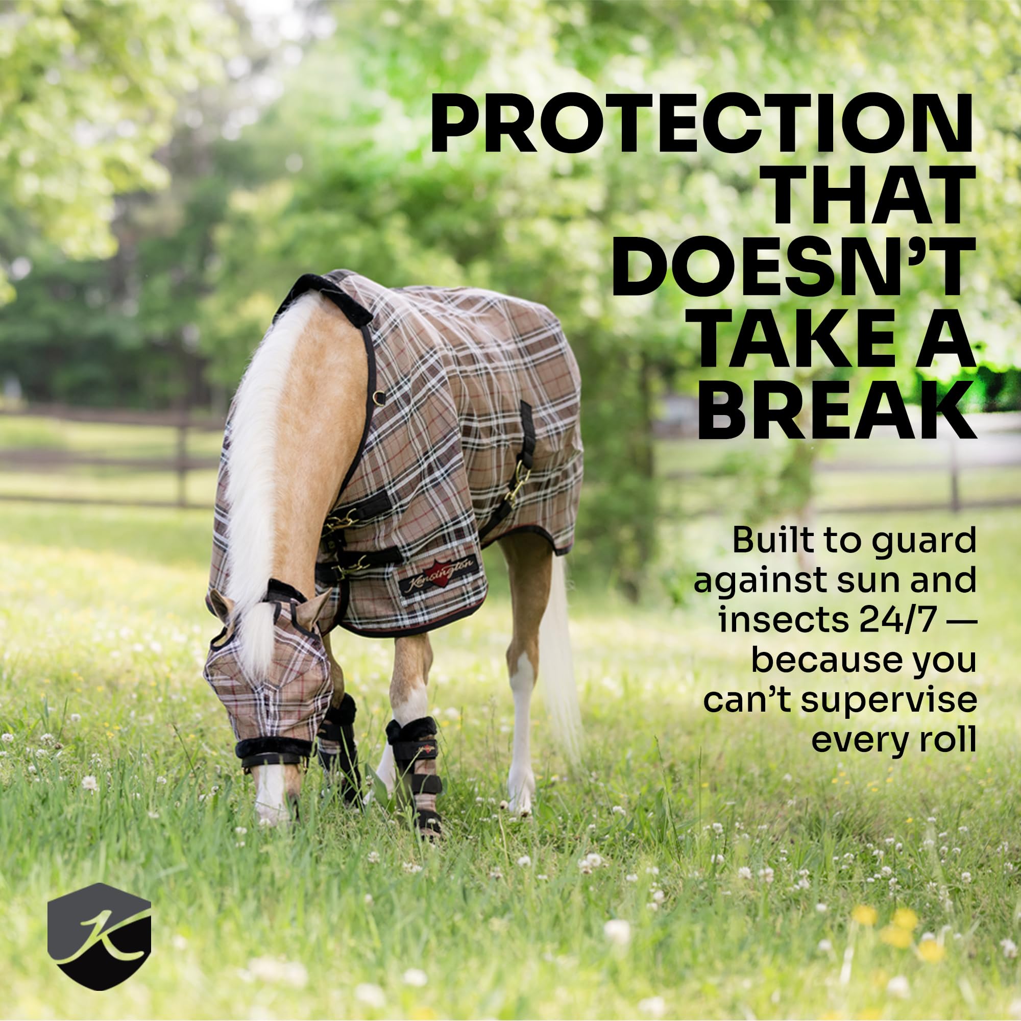 Kensington Pony Protective Sheet Surefit Design For An Ideal Fit Size:63'' Color: 2019 - Imperial Jade