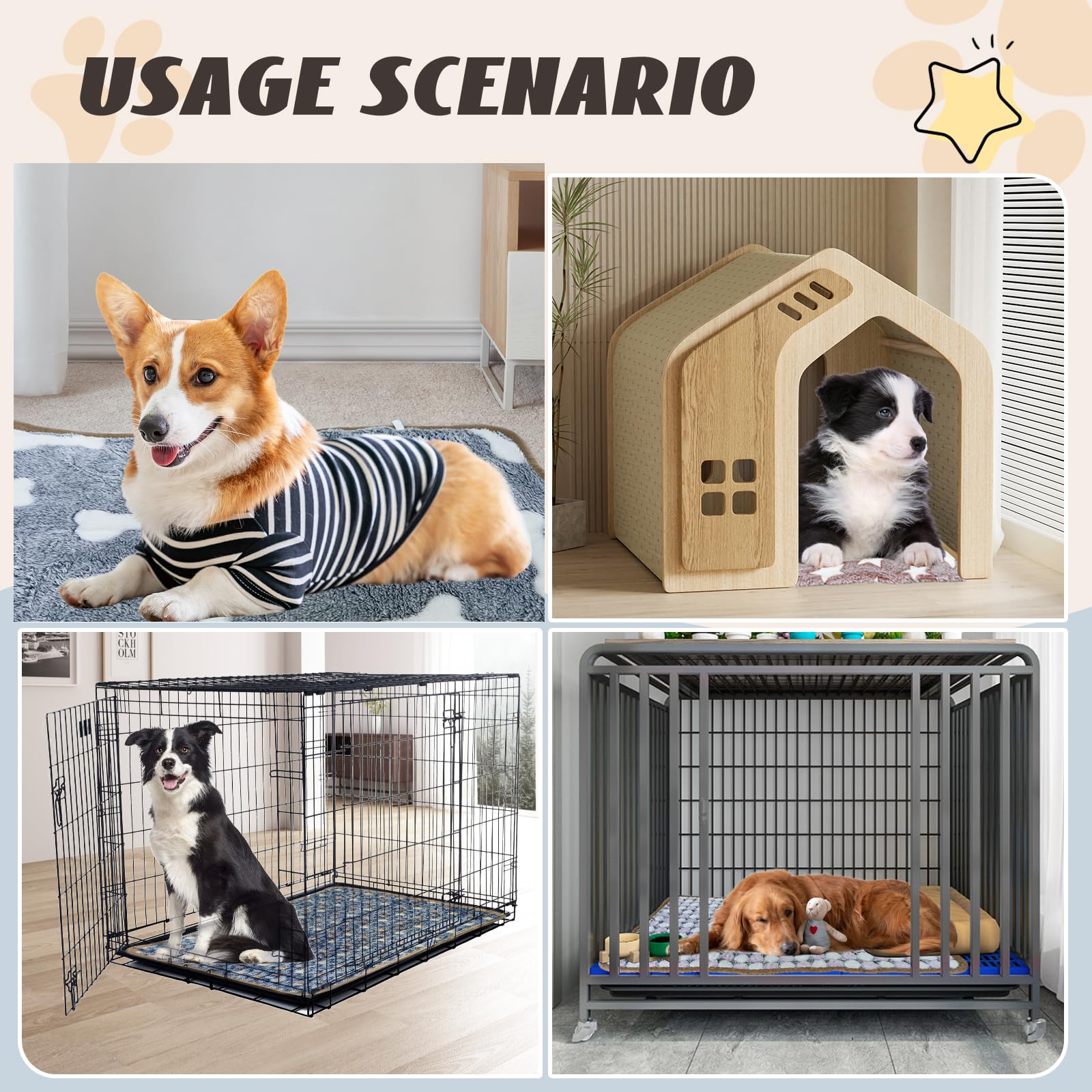 6 Pcs Washable Guinea Pig Blankets Absorbent Small Animal Fleece Bedding Cage Liners Reusable Pet Pee Pad Sleep Mat Pad Cover fo