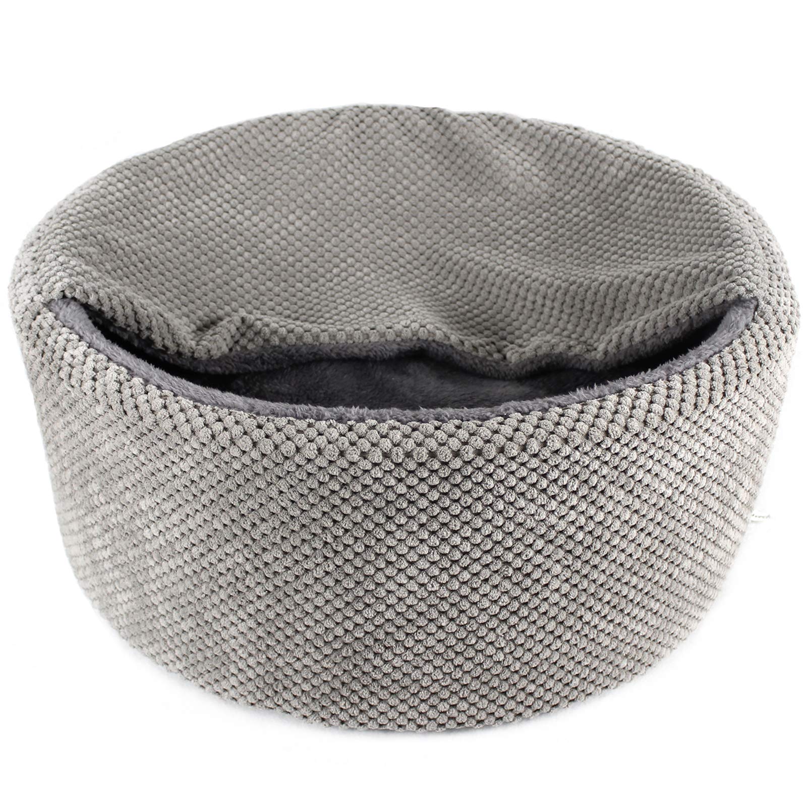 Winsterch Large Washable Warming Cat Bed House, Round Soft Cat Beds,Pet Sofa Bed, Small Pet Beds (17.8 X 17.8 X 7.84 In)