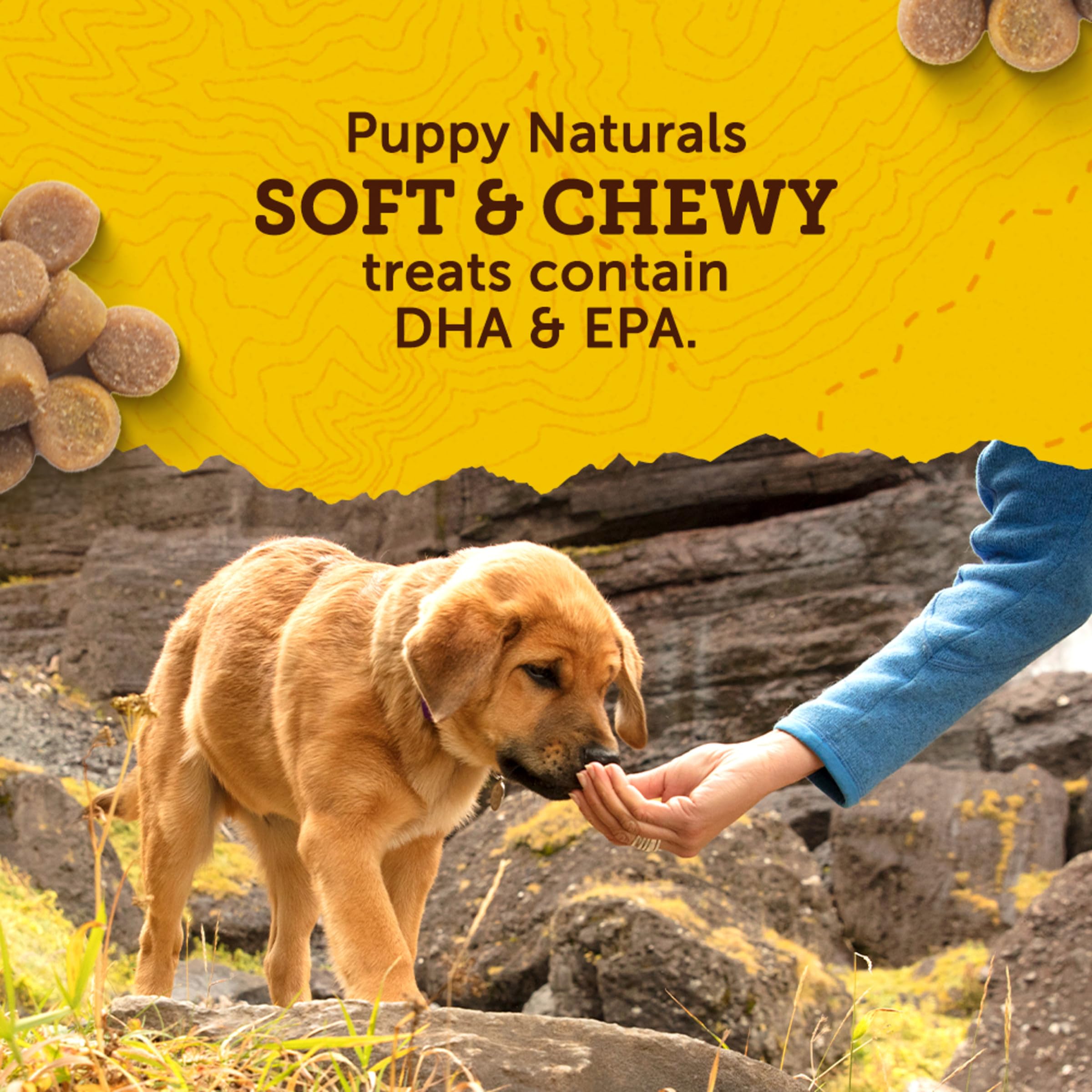 Zukes Puppy Naturals Puppy Training Treats for Dogs, Pet Treats made with Real Lamb, 5 oz. Resealable Pouch - 5 oz. Bag