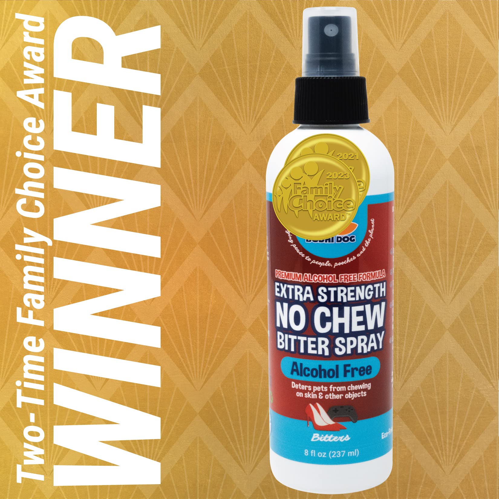 Bodhi Dog New Bitter 2 In 1 No Chew & Hot Spot Spray | Natural Anti-Chew Remedy Better Than Bitter Apple | Safe On Skin, Wounds