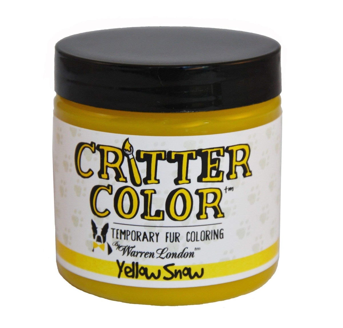 Warren London Critter Color Temporary Pet Fur Coloring Easy to Use- 7 Colors- Made in USA- Yellow