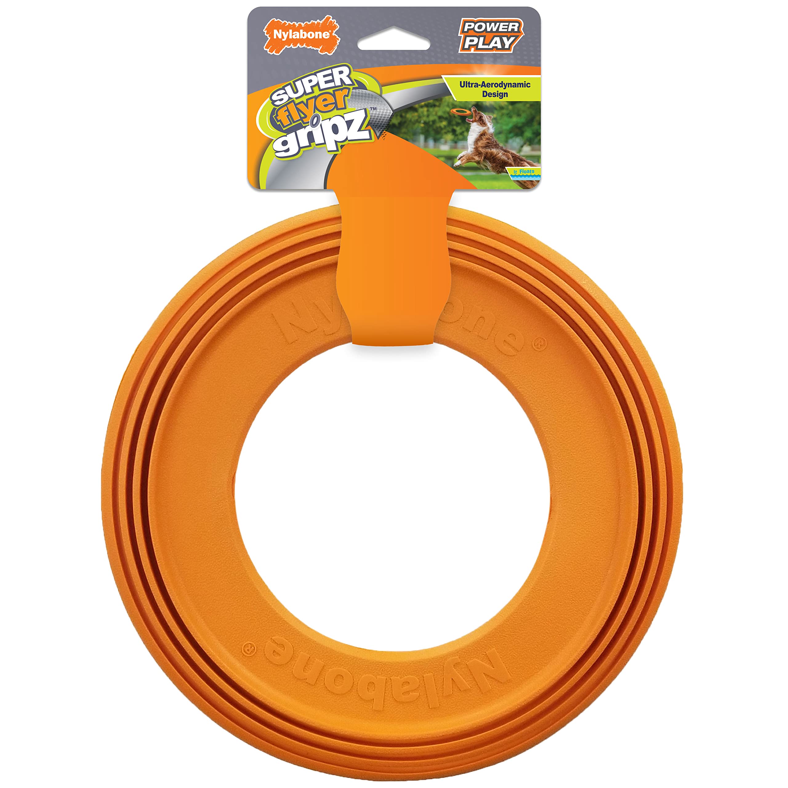Nylabone Power Play Super Flyer Gripz Disc For Dogs Super Flyer One Size (1 Count)