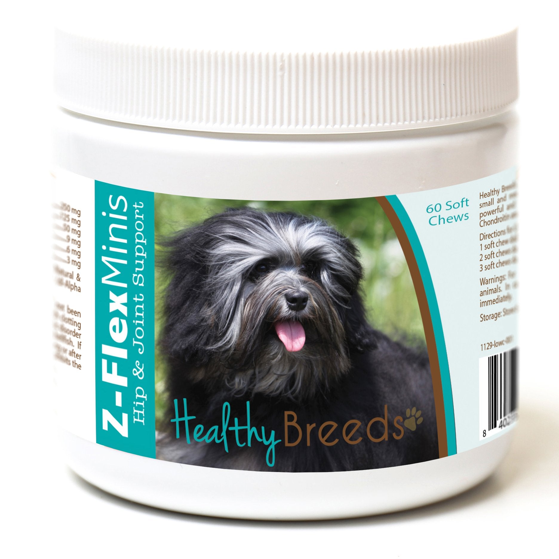 Healthy Breeds Lowchen Z-Flex Minis Hip and Joint Support Soft Chews 60 Count