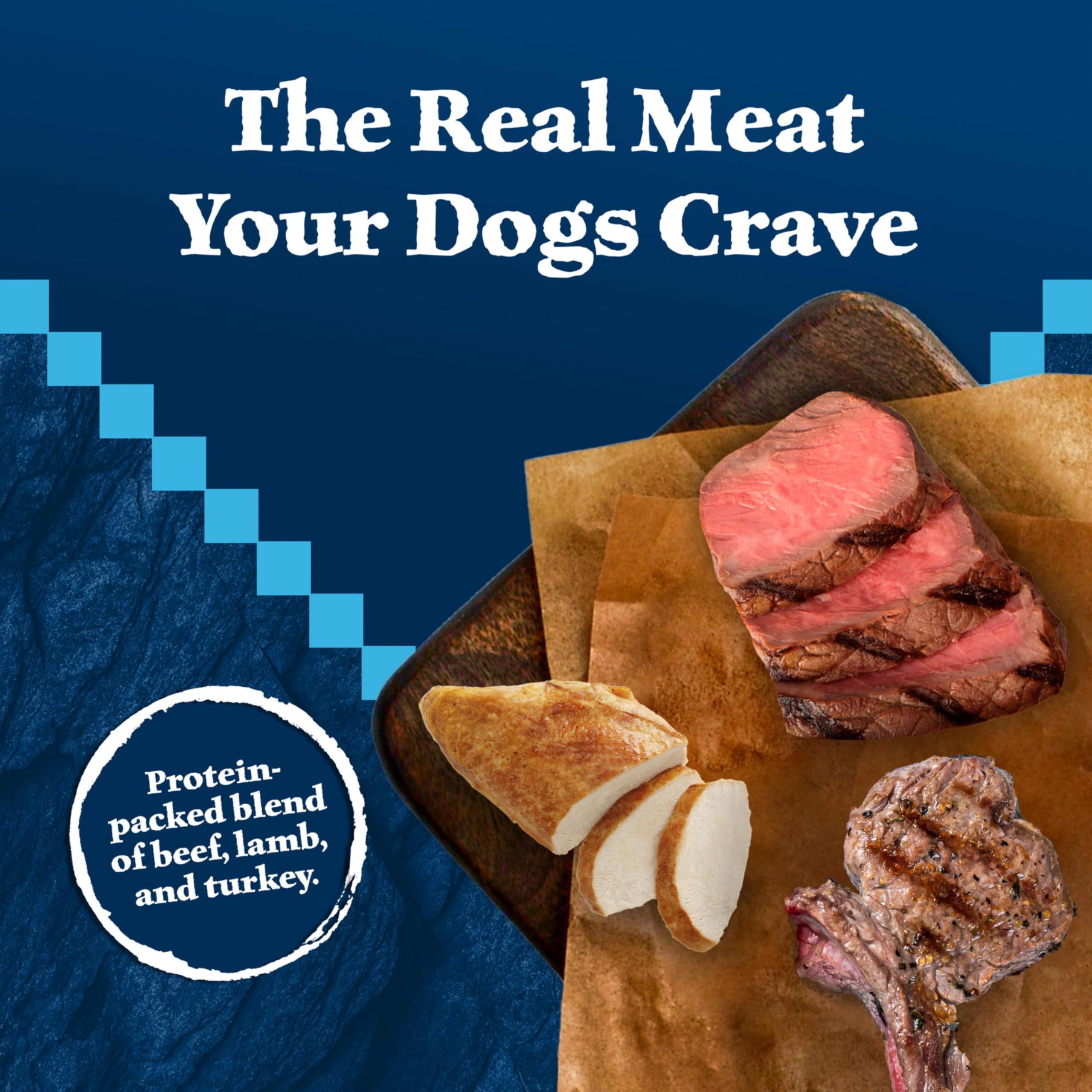 Blue Buffalo Wilderness Adult Wet Dog Food, High-Protein and Grain-Free, Made with Natural Ingredients, Rocky Mountain Recipe Re