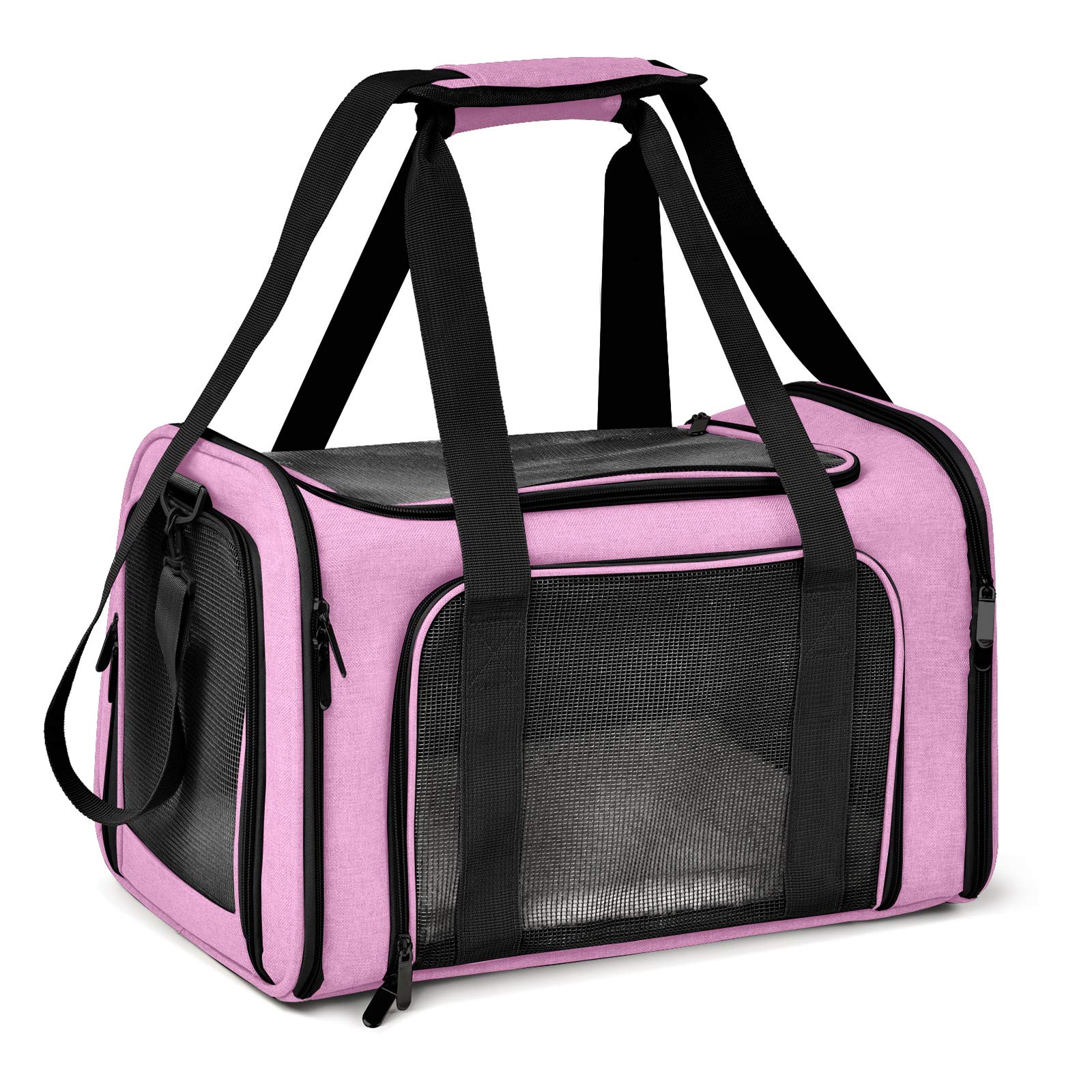 Henkelion Large Cat Carriers Dog Carrier Pet Carrier For Large Cats Dogs Puppies Up To 25Lbs, Big Dog Carrier Soft Sided, Collap