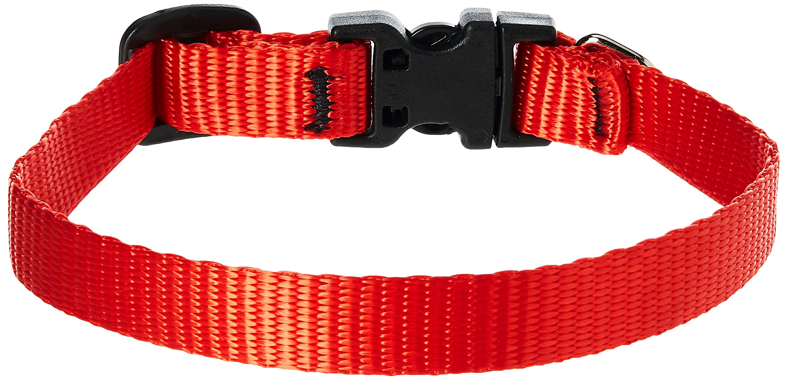 Lupinepet Basics 1/2' Red 8-12' Adjustable Collar For Small Dogs