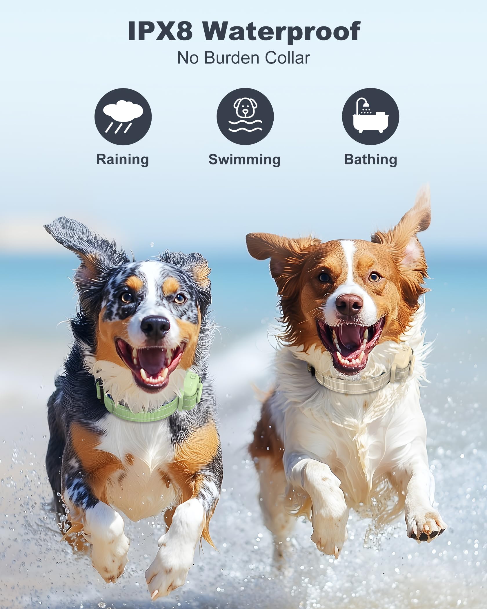 Jugbow Dog Shock Collar 2 Dogs (5-120Lbs) - 4200Ft Dog Training Collar With Remote For Large Medium Small Dogs, Rechargeable Wat