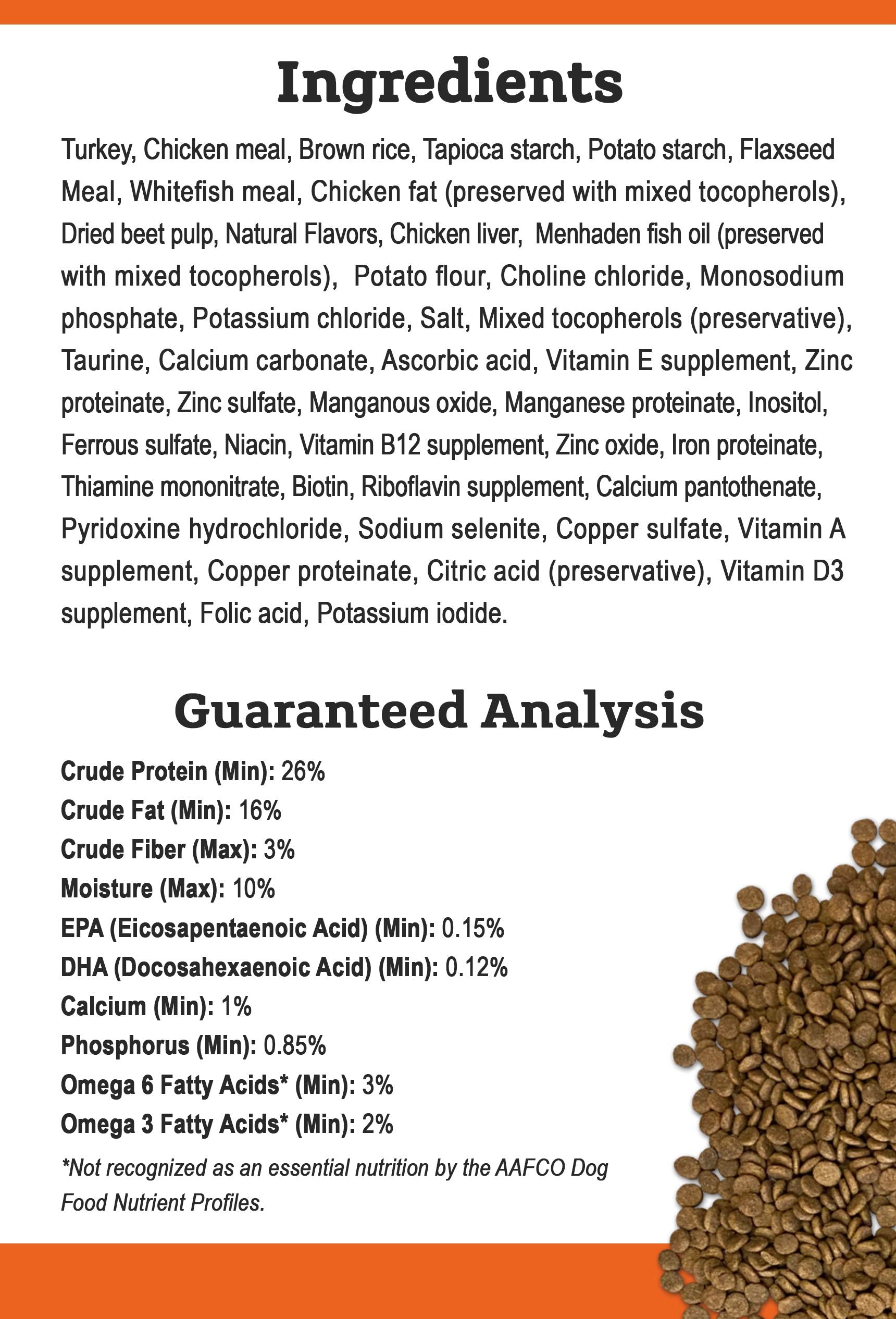 Tender & True Turkey & Brown Rice Recipe Dog Food, 4 lb - Antibiotic-Free, Premium Quality, Ideal for Dogs