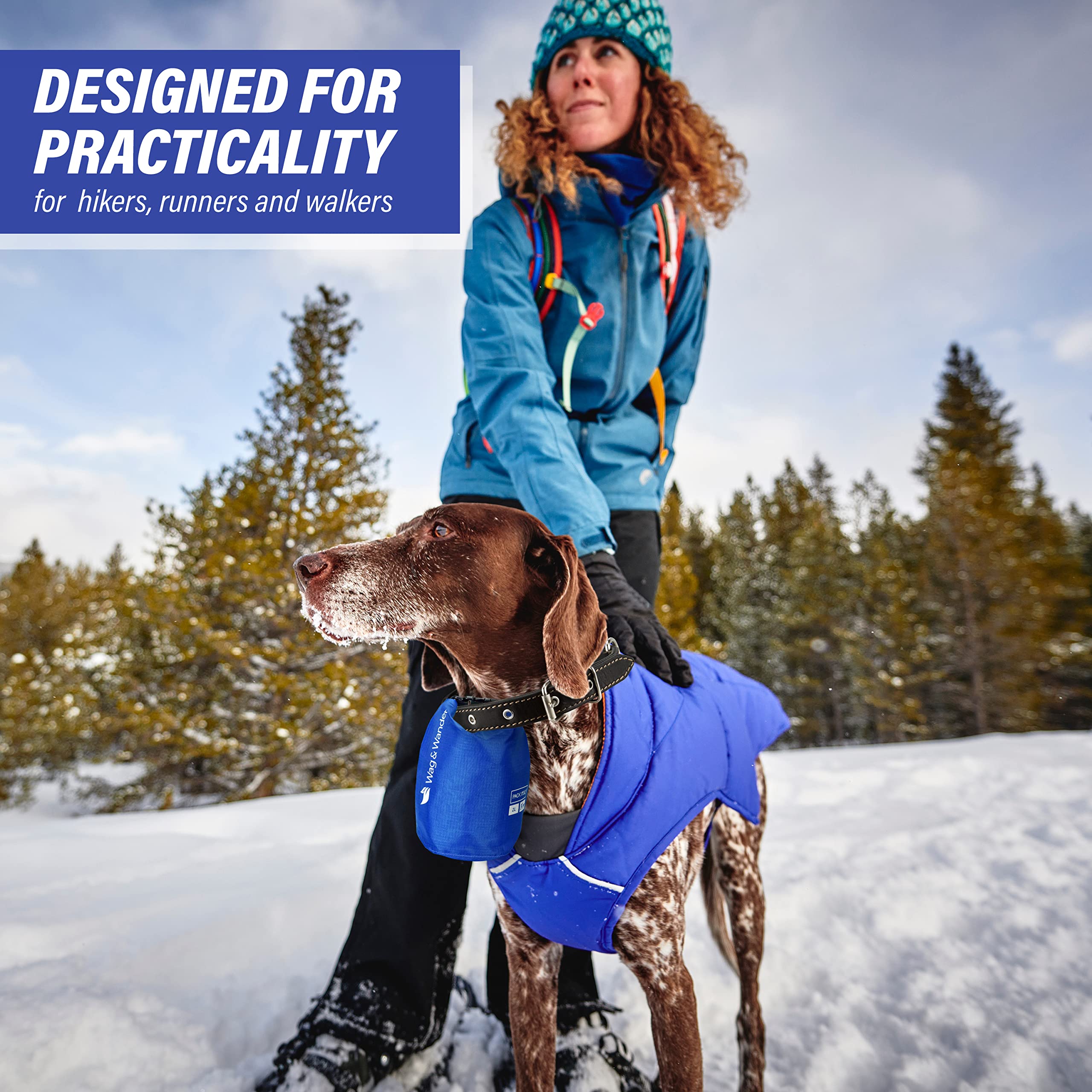 Reusable Smell Proof Waste Bag - Dog Poop Bag Holder For Dog Walkers + Hiking With Dogs & Camping. Odor Proof Wag Bag, Diaper Wet Bag, Camping Trash