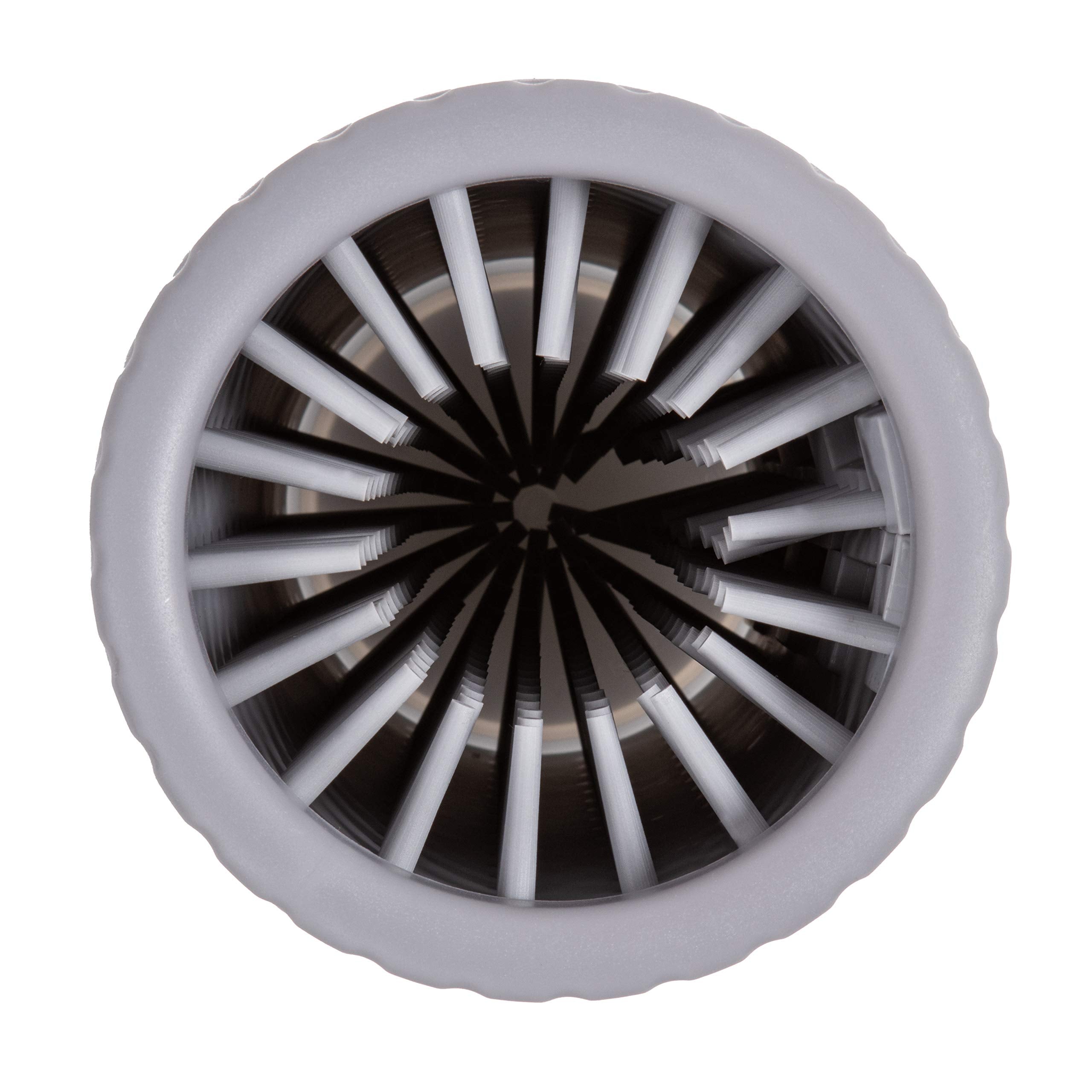 Dexas Mudbuster Portable Dog Paw Washer/Paw Cleaner, Large, Light Gray