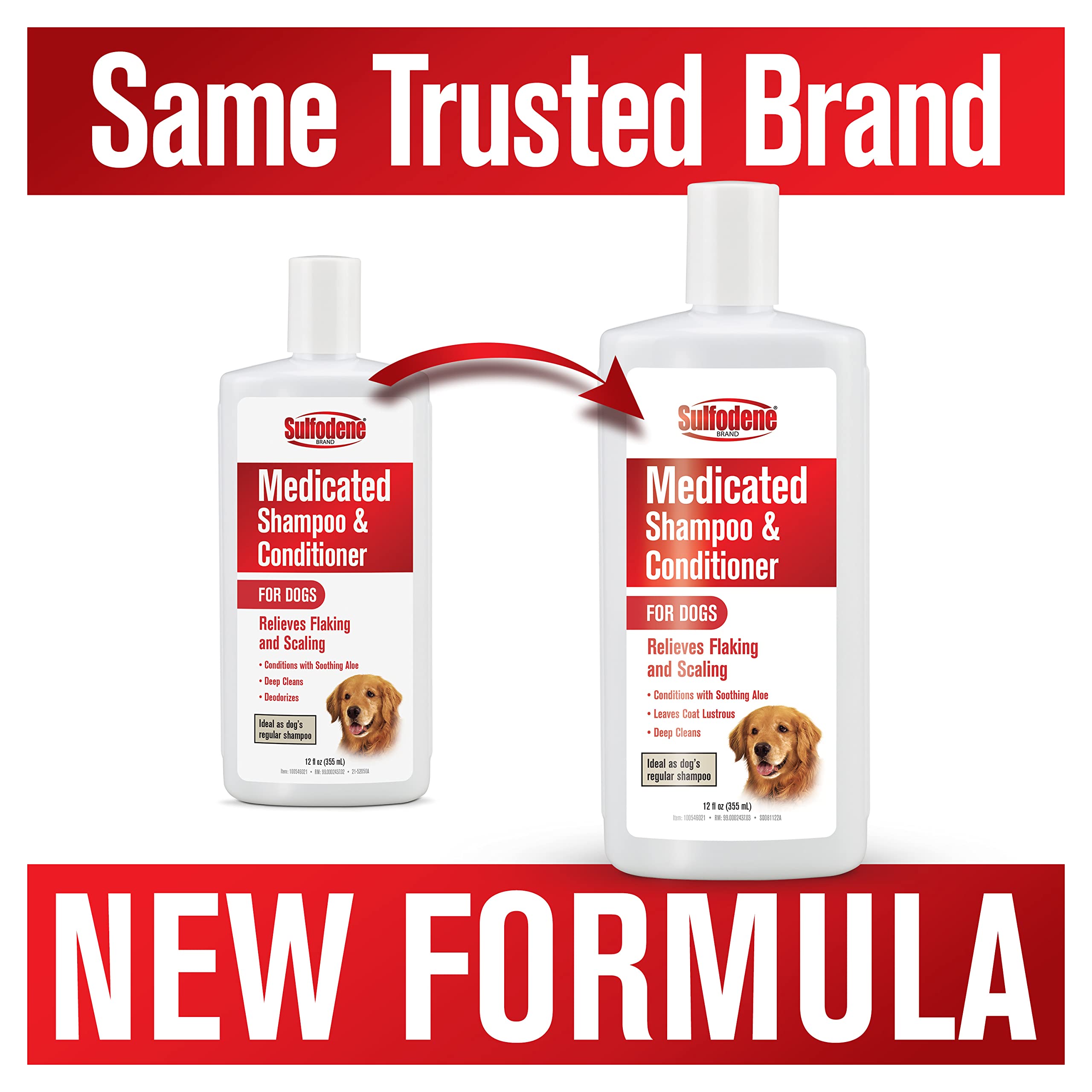 Sulfodene Medicated Shampoo & Conditioner For Dogs 12Oz