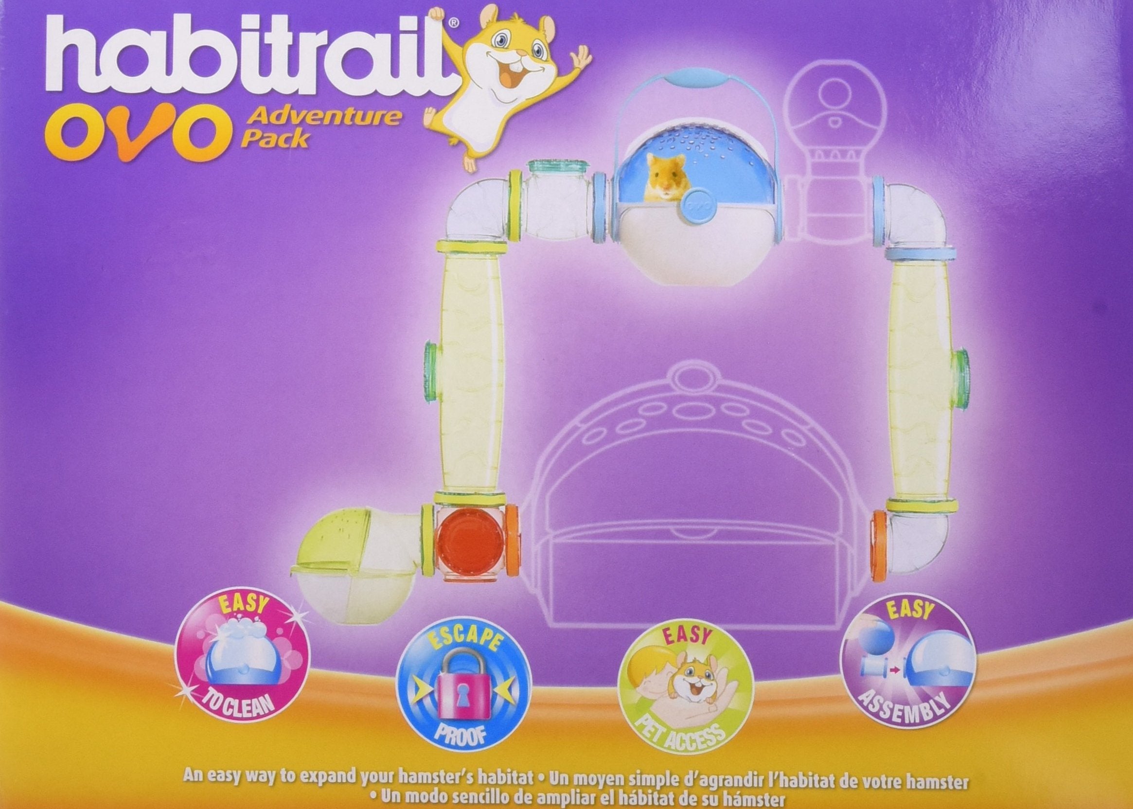 Habitrail Ovo Adventure Pack, Hamster Cage & Accessories, Small Animal Habitat
