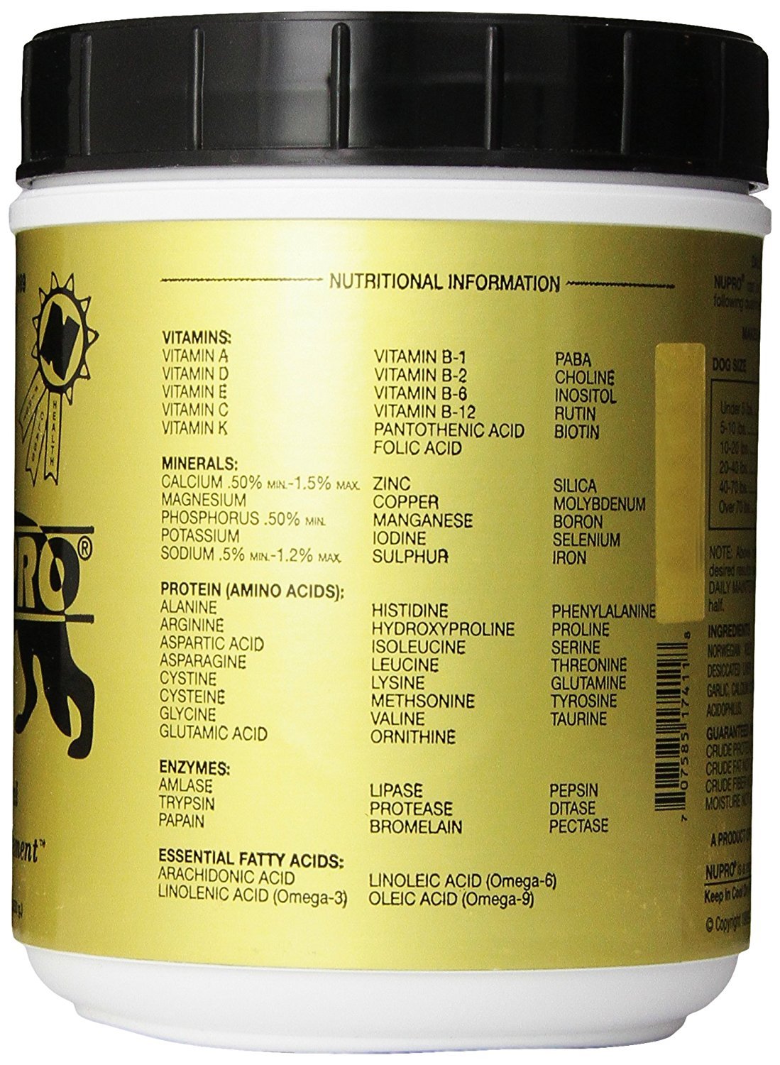 Nupro Nutri-Pet All Natural Supplement for Dogs (60 oz)