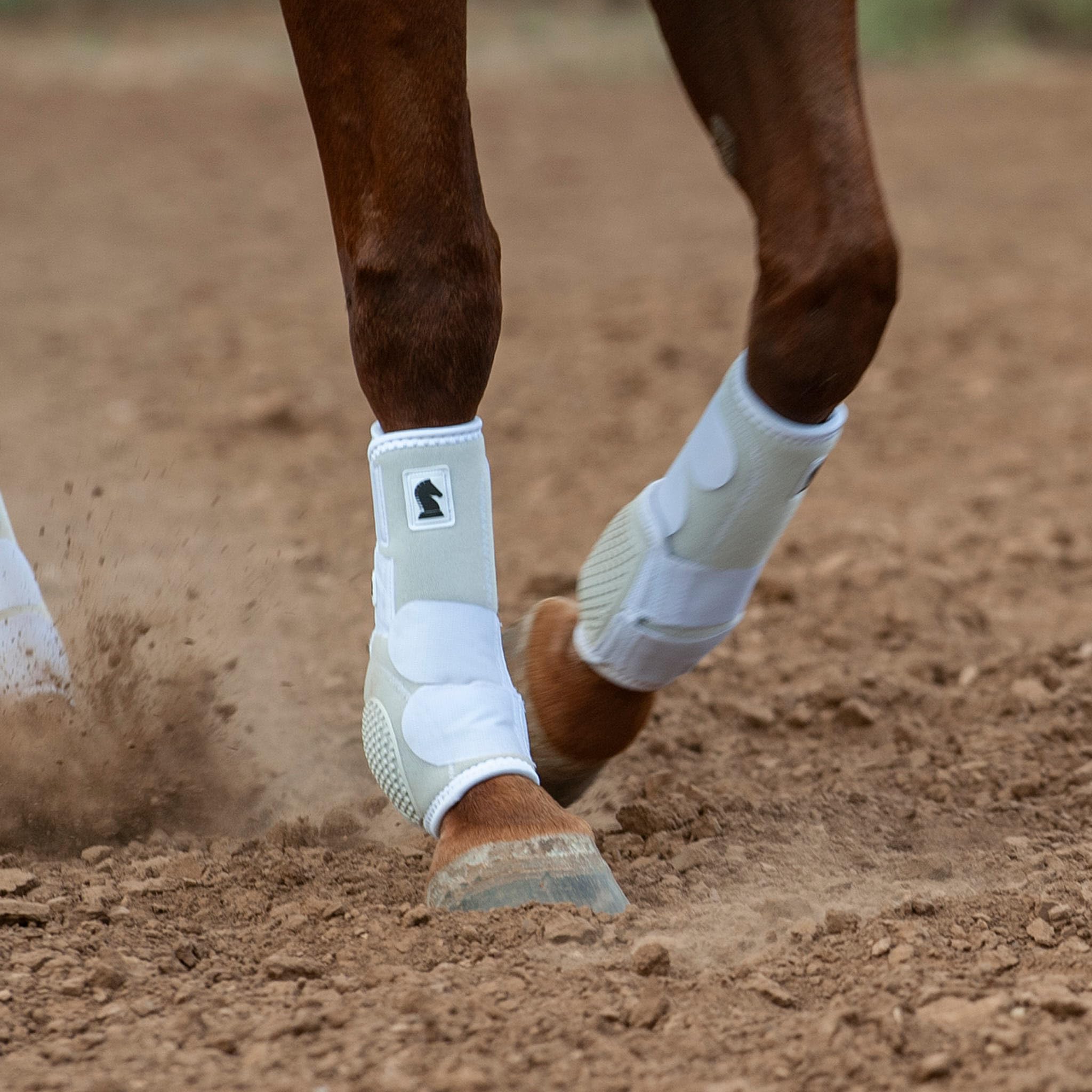 Classic Equine Flexion By Legacy2 Support Boots, Front (Crimson, Small)
