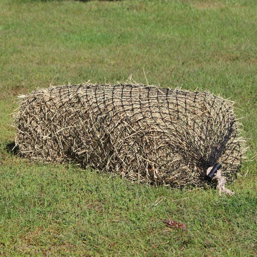 Hay Chix Hay Nets for Horses - Slow Feed 2-Strand Hay Bale Net | Square Bale Horse Hay Net (1 1/4    Holes) | Hay Bags for Horse