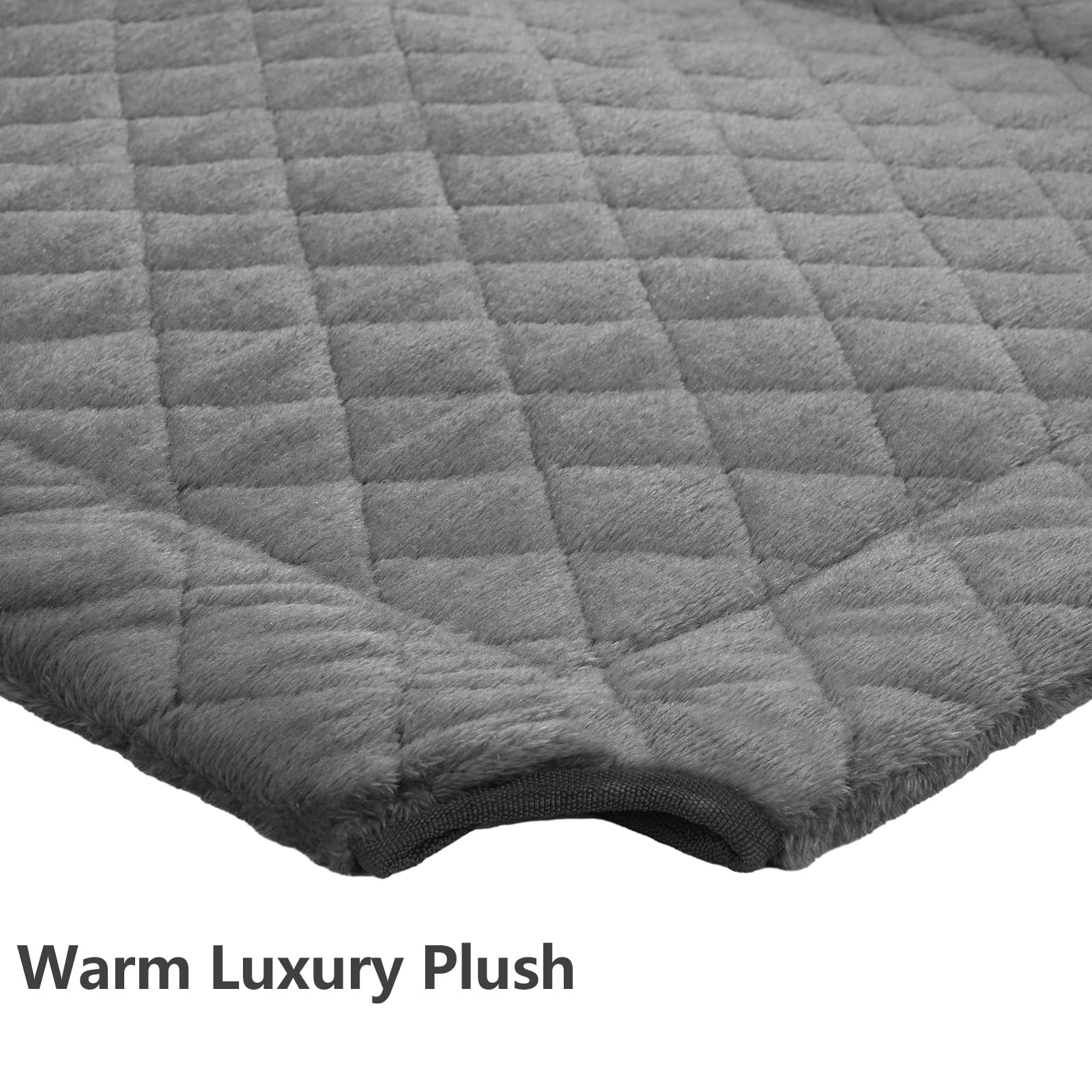 Veehoo Warm Plush Elevated Dog Bed - Raised Pet Bed With Heavy Duty Frame, Non-Slip Silicon Feet, Washable & Breathable Dog Cot,
