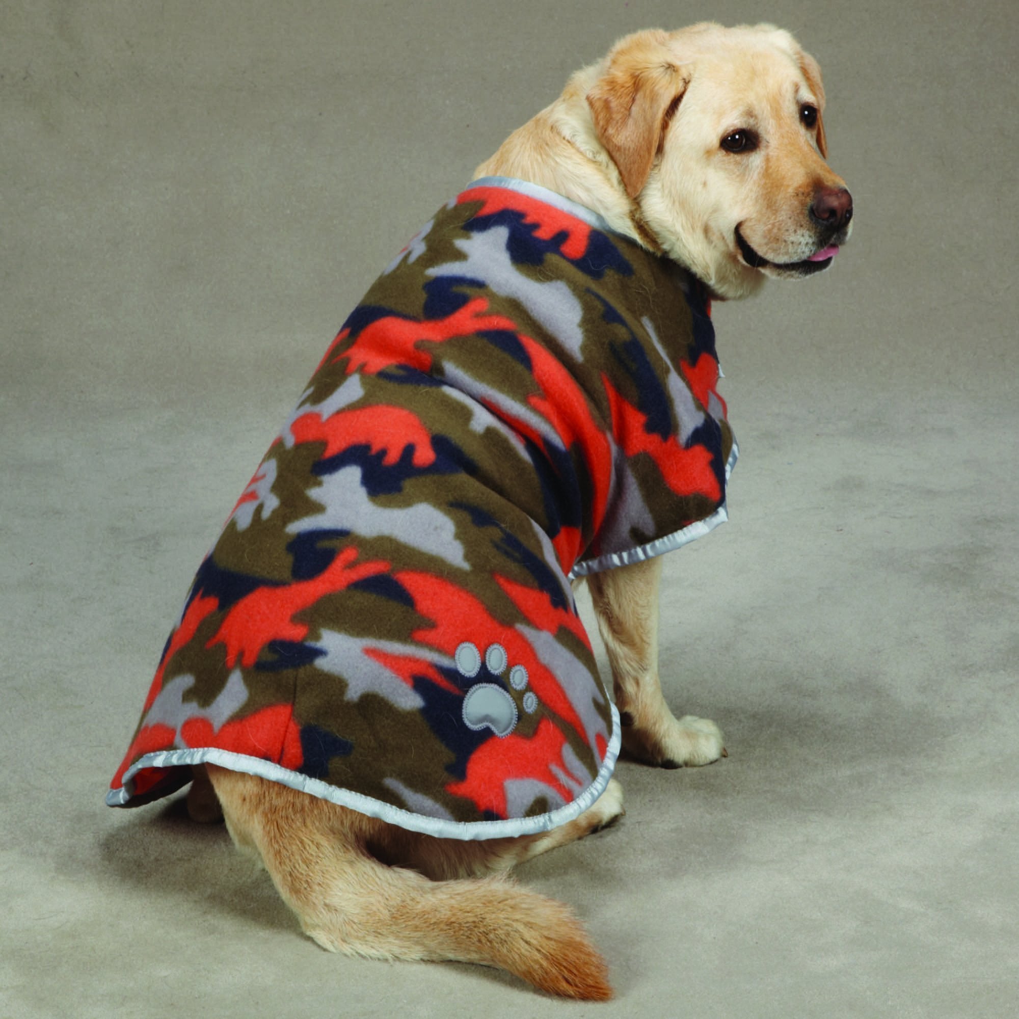Zack & Zoey Noreaster Blanket Coat for Dogs, 20 Large, Orange