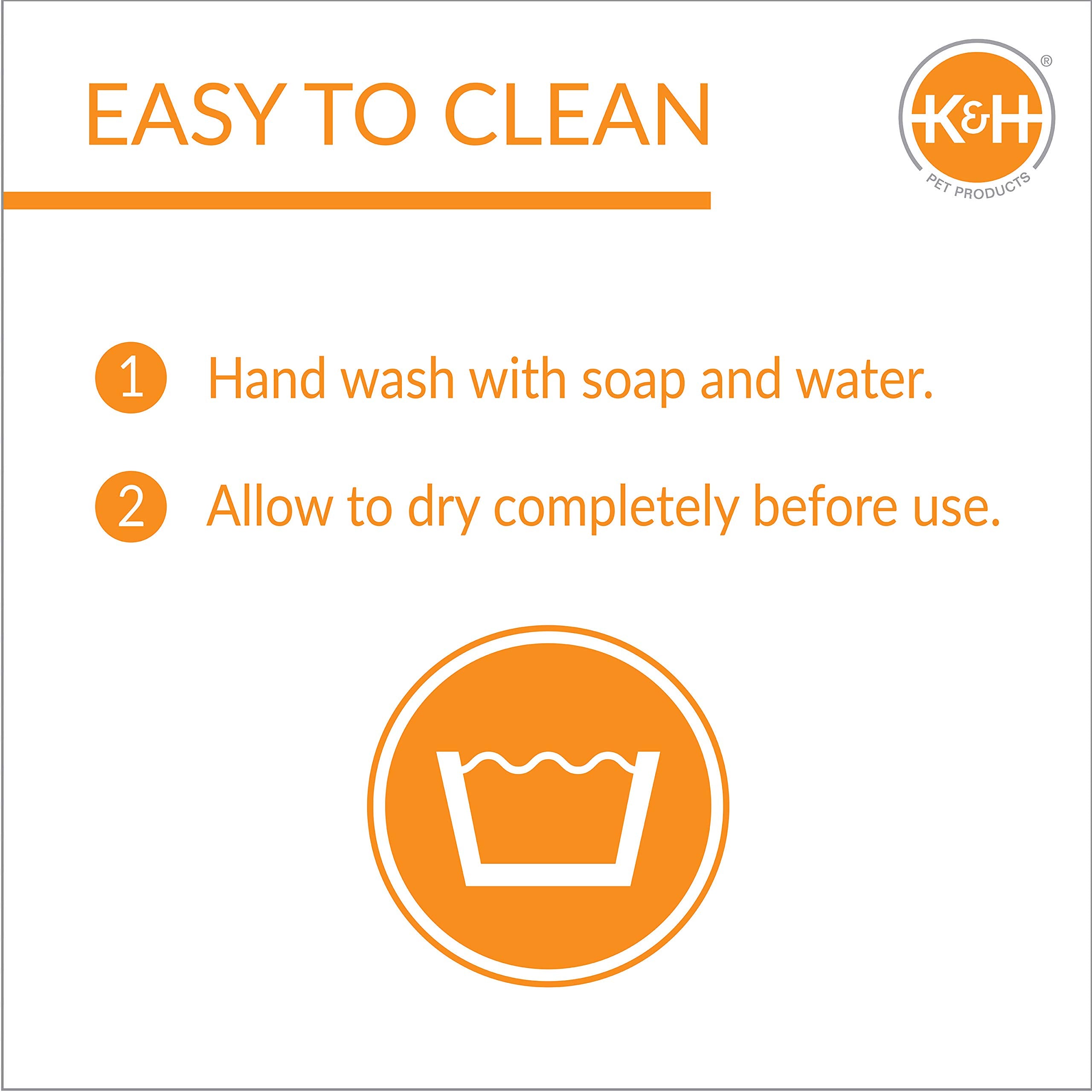 K&H Pet Products Microwavable Pet Bed Warmer, Indoor Outdoor Heated Warming Pad For Cat Houses, Dog Houses, Rabbit Hutches, Place Inside Any Pet'S Favorite Bed, No Electricity Needed - 9 X 9In Blue