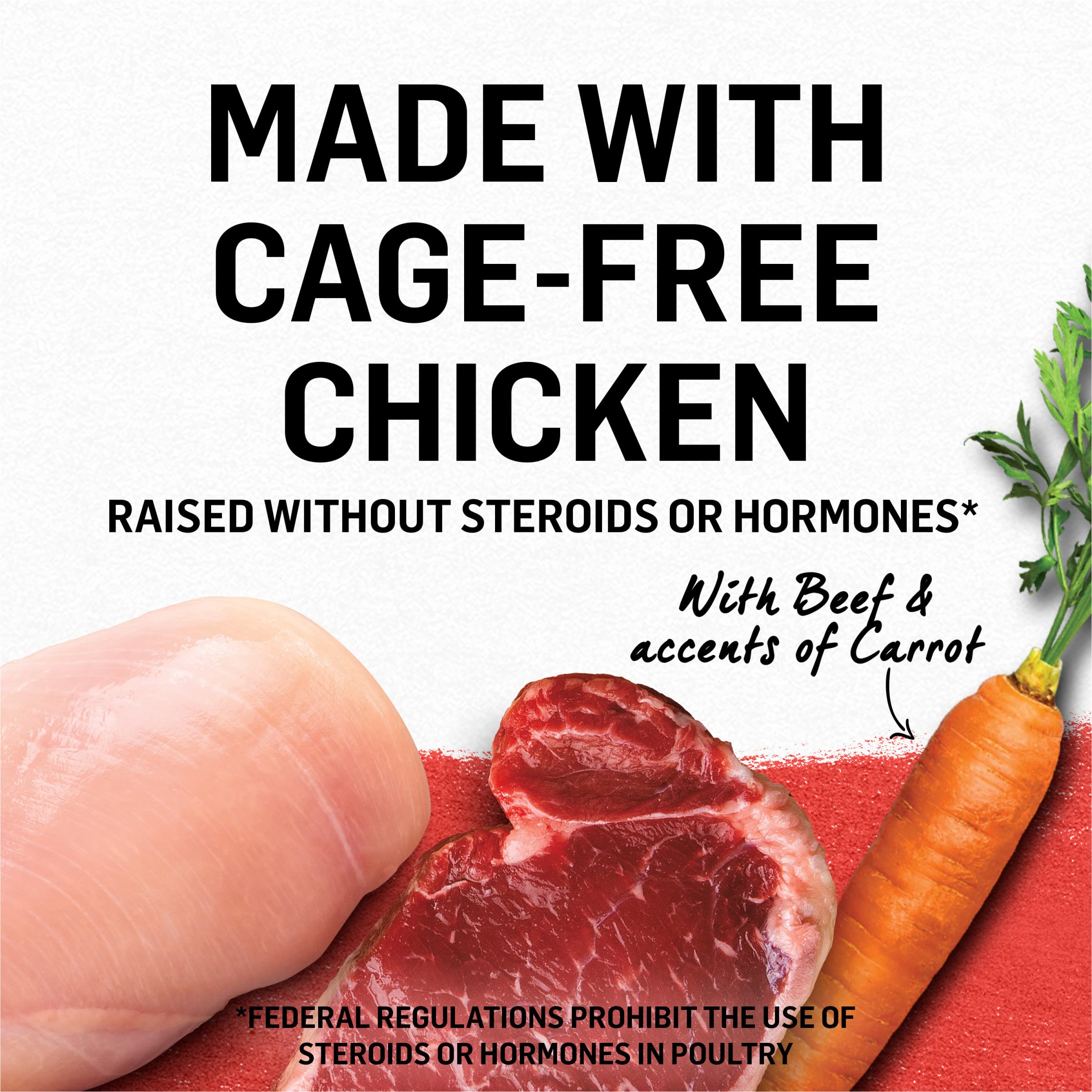 Purina Beyond Cage-Free Chicken, Beef and Carrot Recipe In Wet Cat Food Gravy - (Pack of 12) 3 oz. Cans
