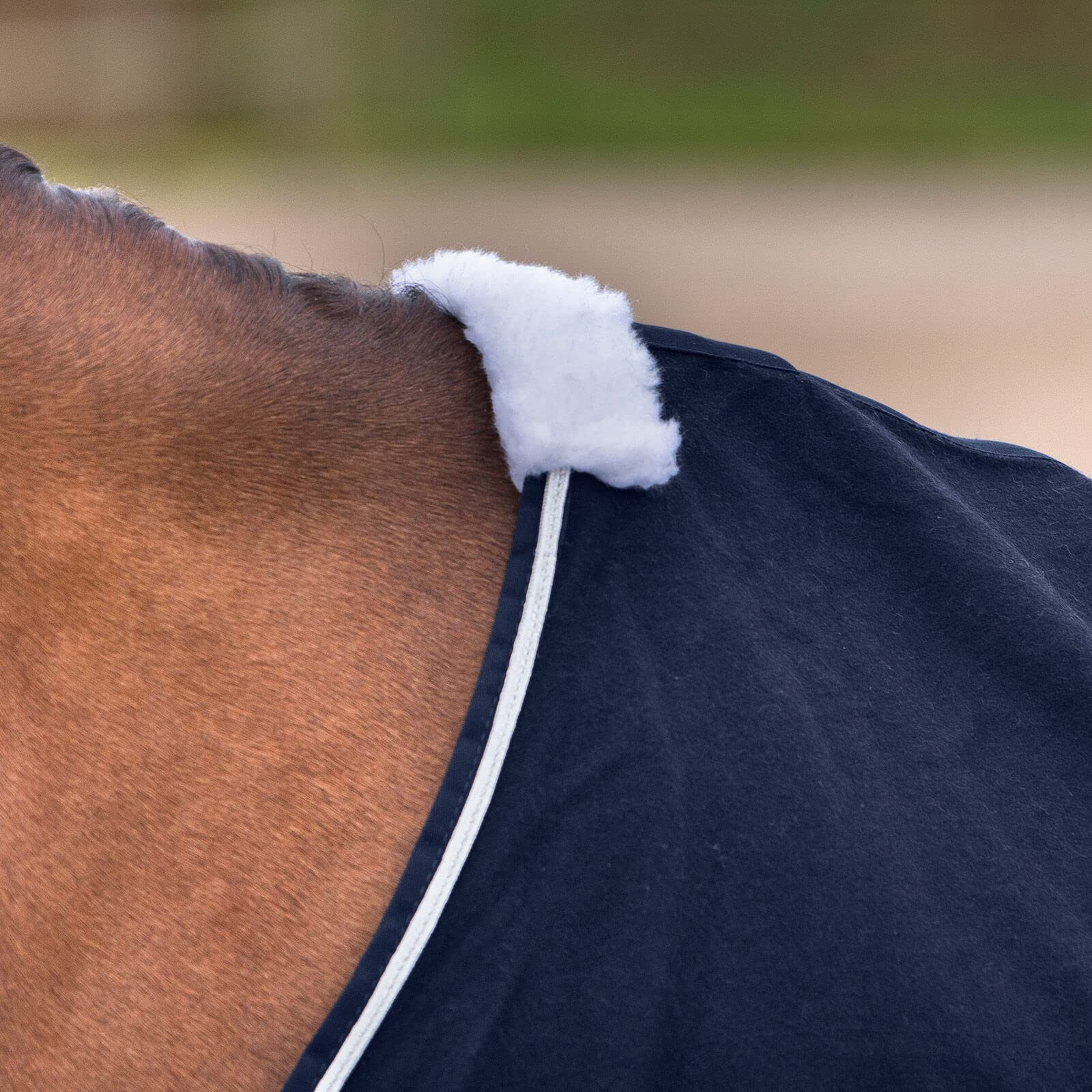 Horze Millau Wool Blanket - Dark Blue - 81 In