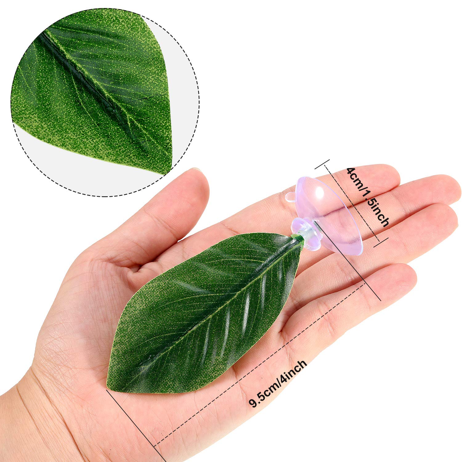 4 Pieces Betta Bed Leaf Hammock For Betta Fish, Lightweight And Realistic Resting Spot, No Bpa, Practical, Comfortable And Safe (Single Leaf)