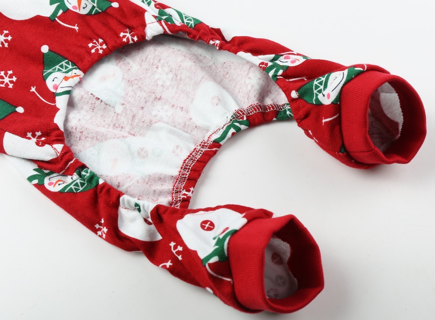 Lanyarco Snowman Christmas Pajama For Dogs, Cotton Pet Dog Christmas Pajamas Jumpshit Pjs Onesie For Large Dogs, Back 25'' Xxlar