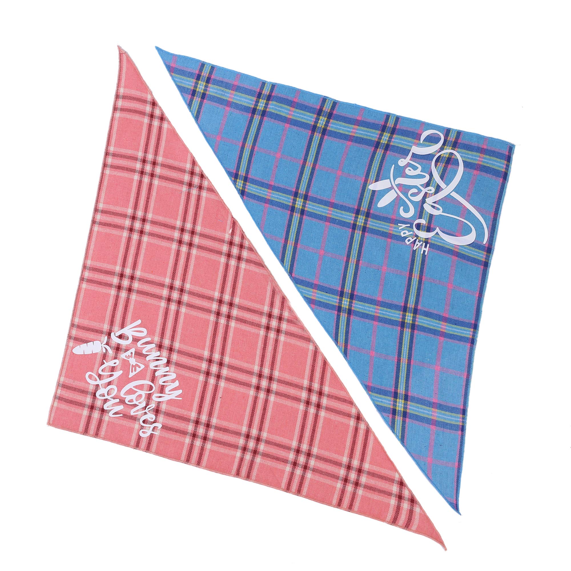 Dog Easter Bandana - Pack Of 2 Easter Bandanas For Dogs