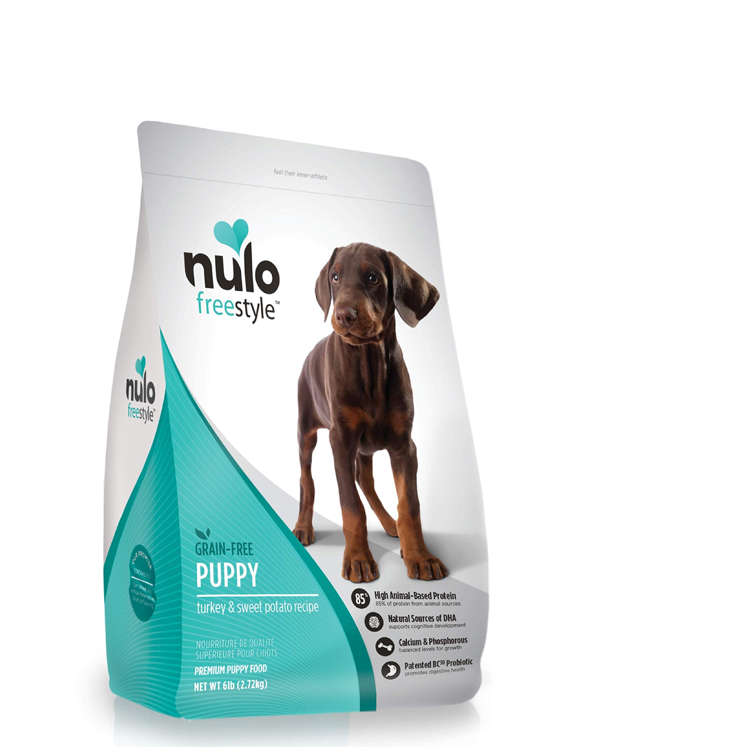Nulo Freestyle Turkey & Sweet Potato Puppy Food, 6 Pound Bag