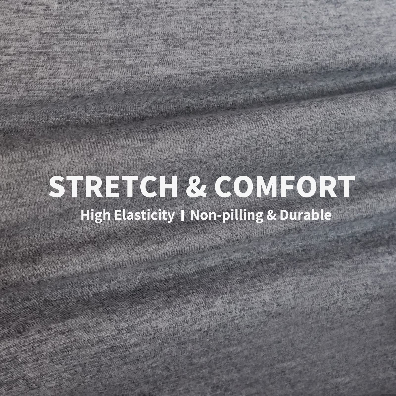 Kyeese 2Pack Dog Coat Turtleneck Stretchy Dog Sweater Super Soft Dog Cold Weather Coat For Medium Dogs In Sleeveless Design, Grey,2Xl