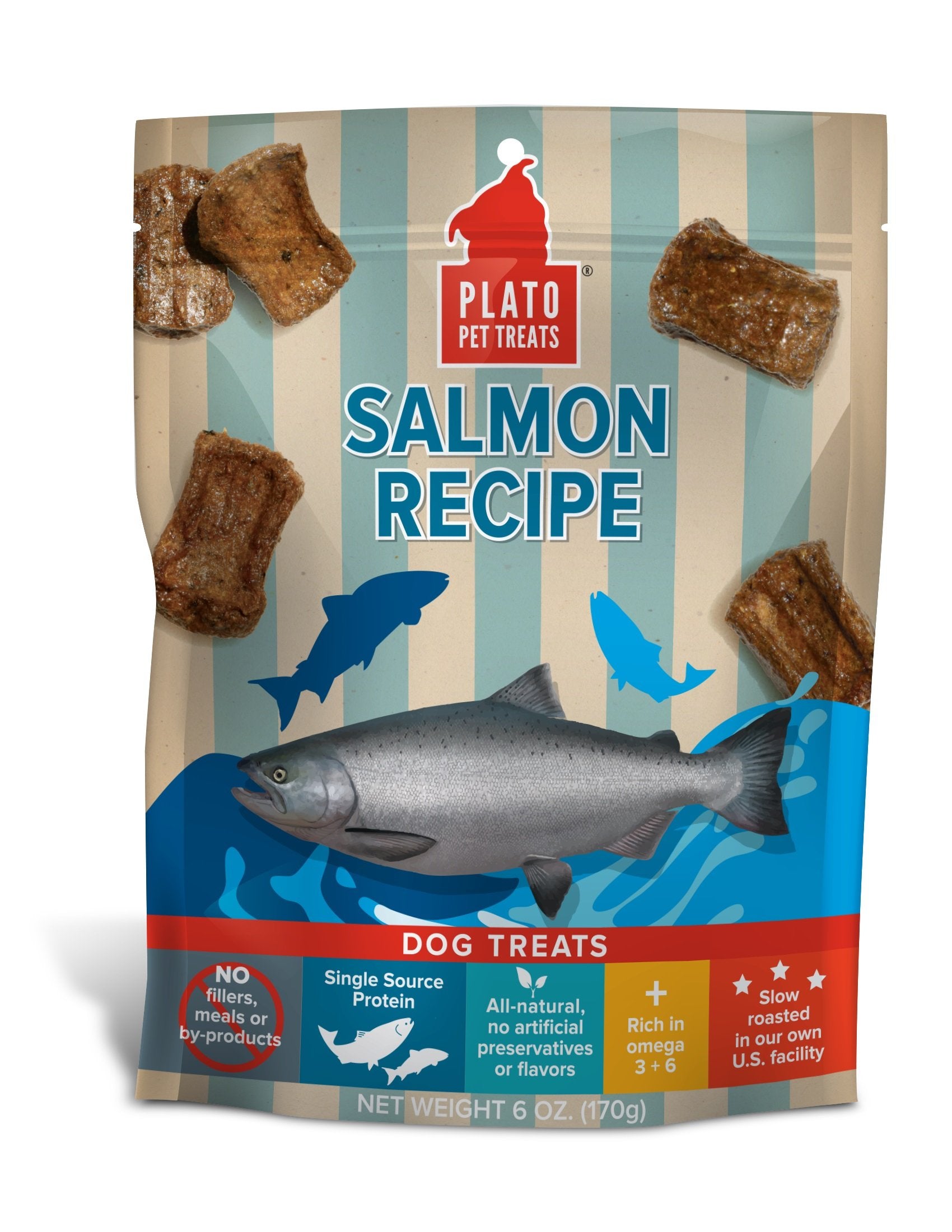 PLATO Original Real Strips Salmon 6oz