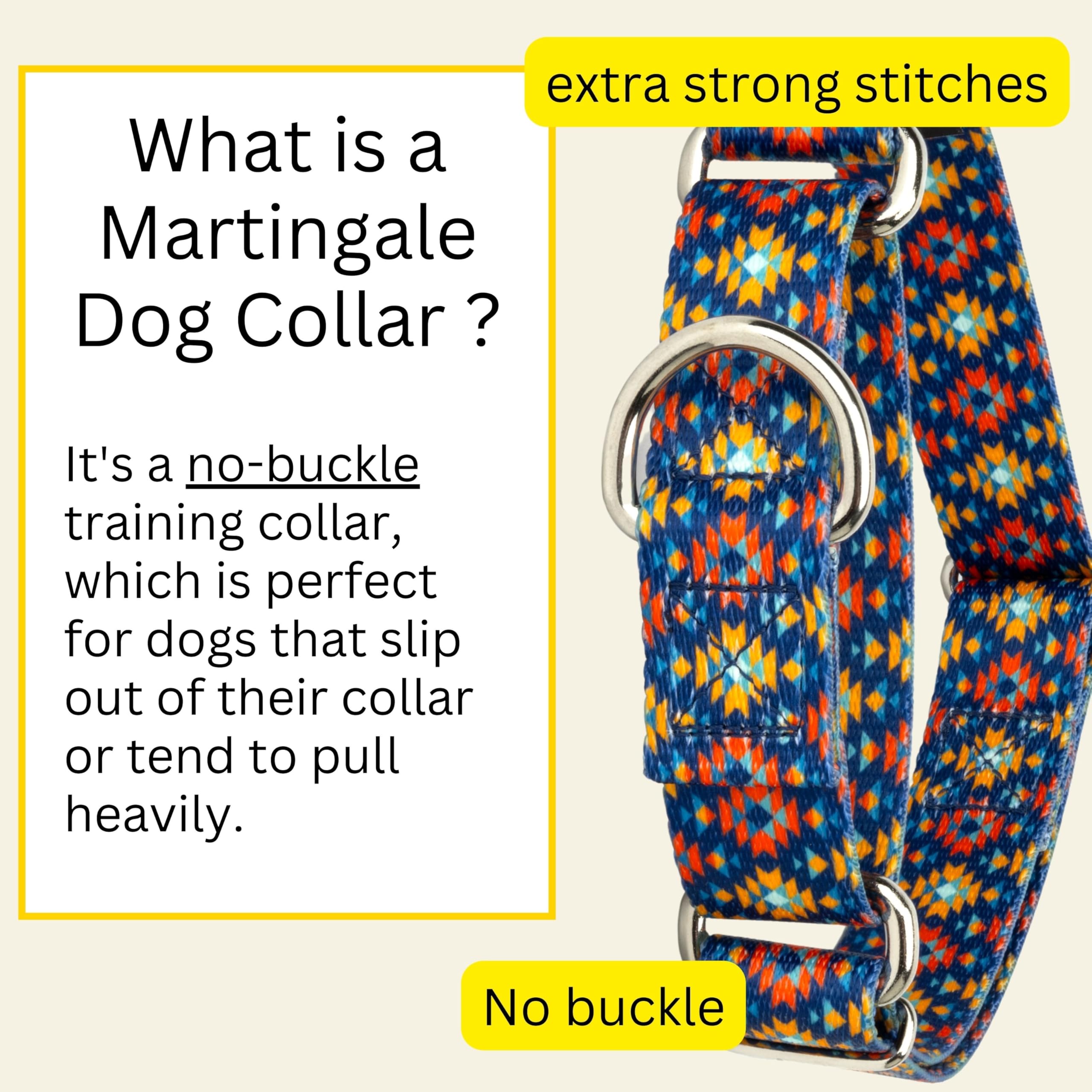 Country Brook Petz - Utah Martingale Dog Collar - Country And Western Collection Featuring Rustic Designs (1 Inch, Extra Large)