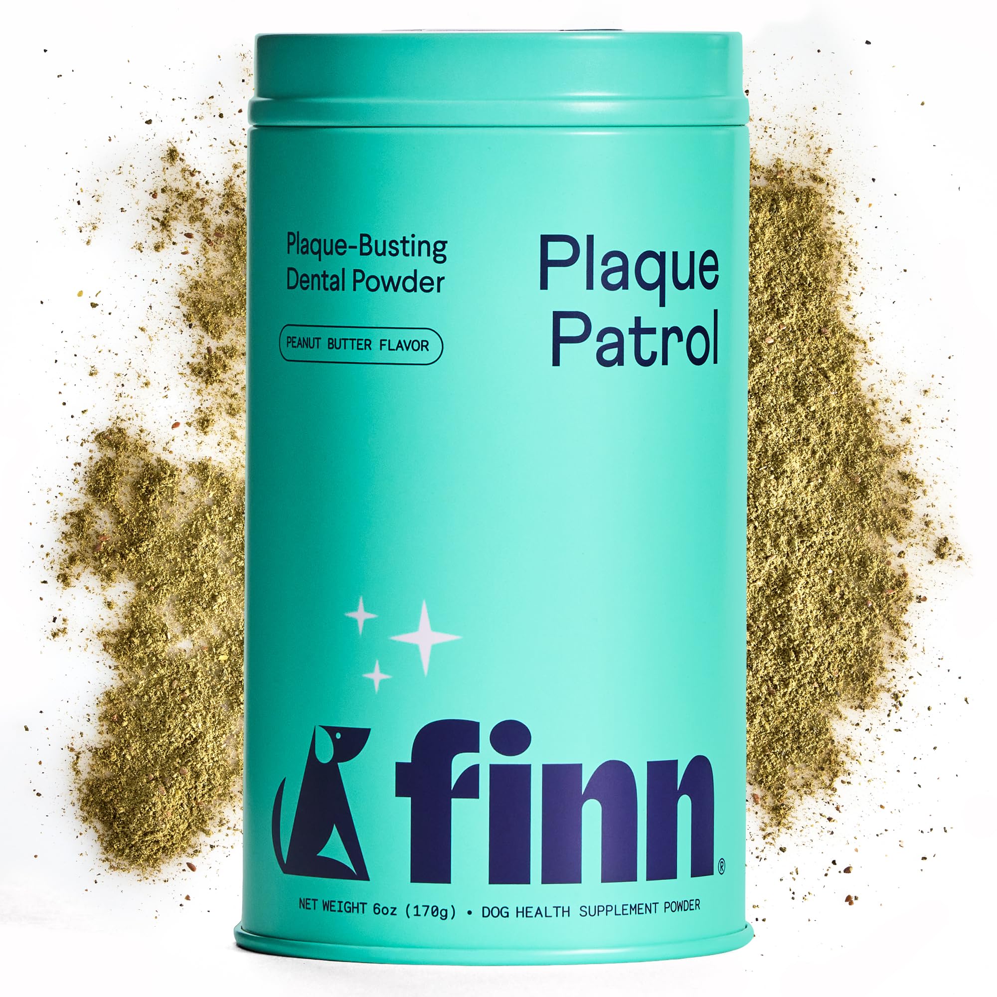 Finn Dental Powder for Dogs | Targets Plaque, Tartar & Bad Breath