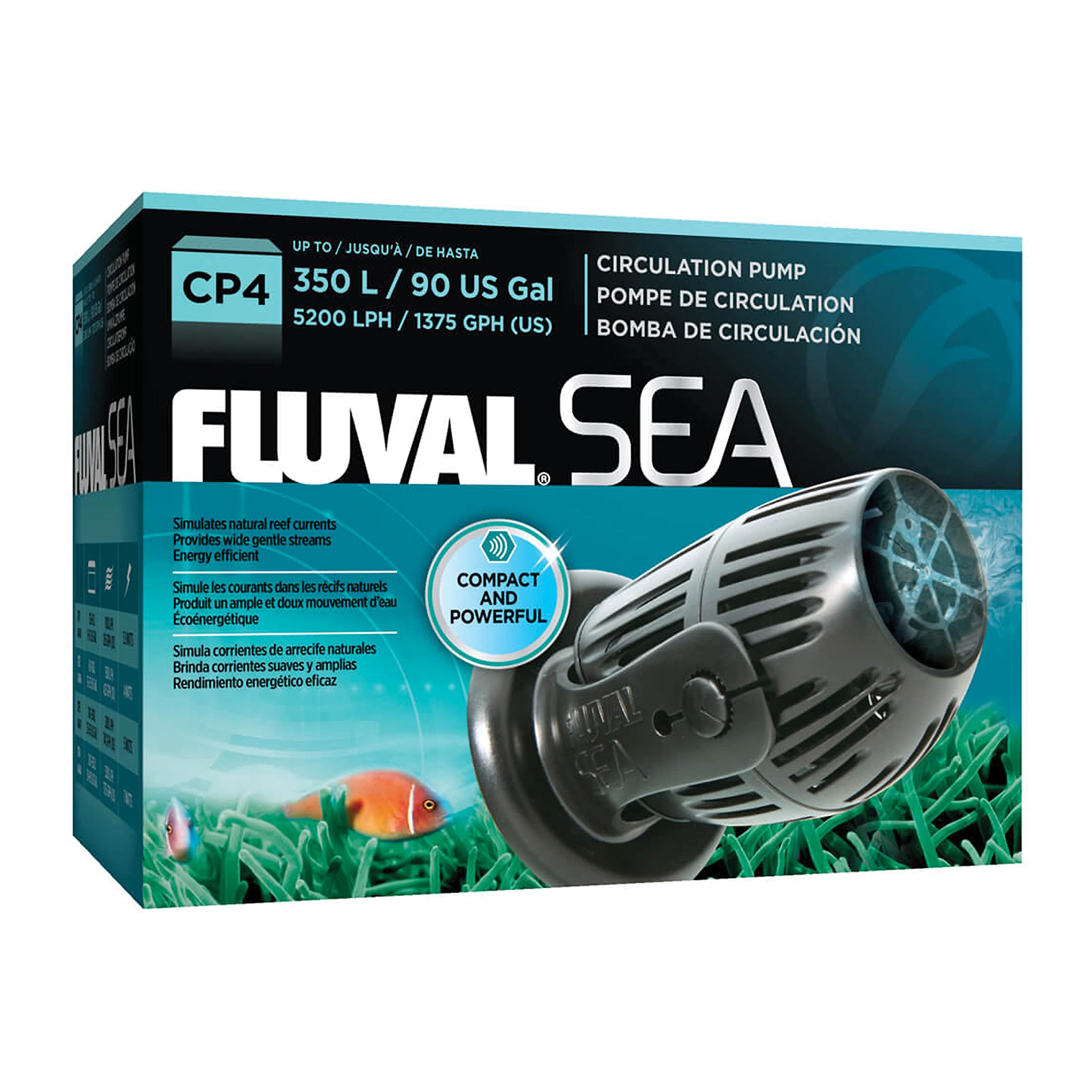 Fluval Sea Cp4 Circulation Pump For Freshwater & Saltwater Aquariums, 14348