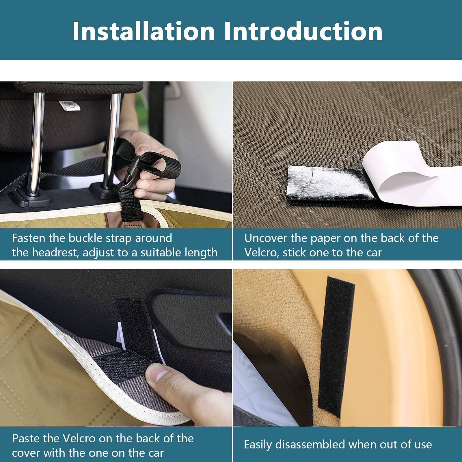 Petsfit Suv Cargo Liner For Dogs, Water-Resistant Scratchproof Dog Cover For Car With Side Flap, Durable Washable Dog Trunk Cove